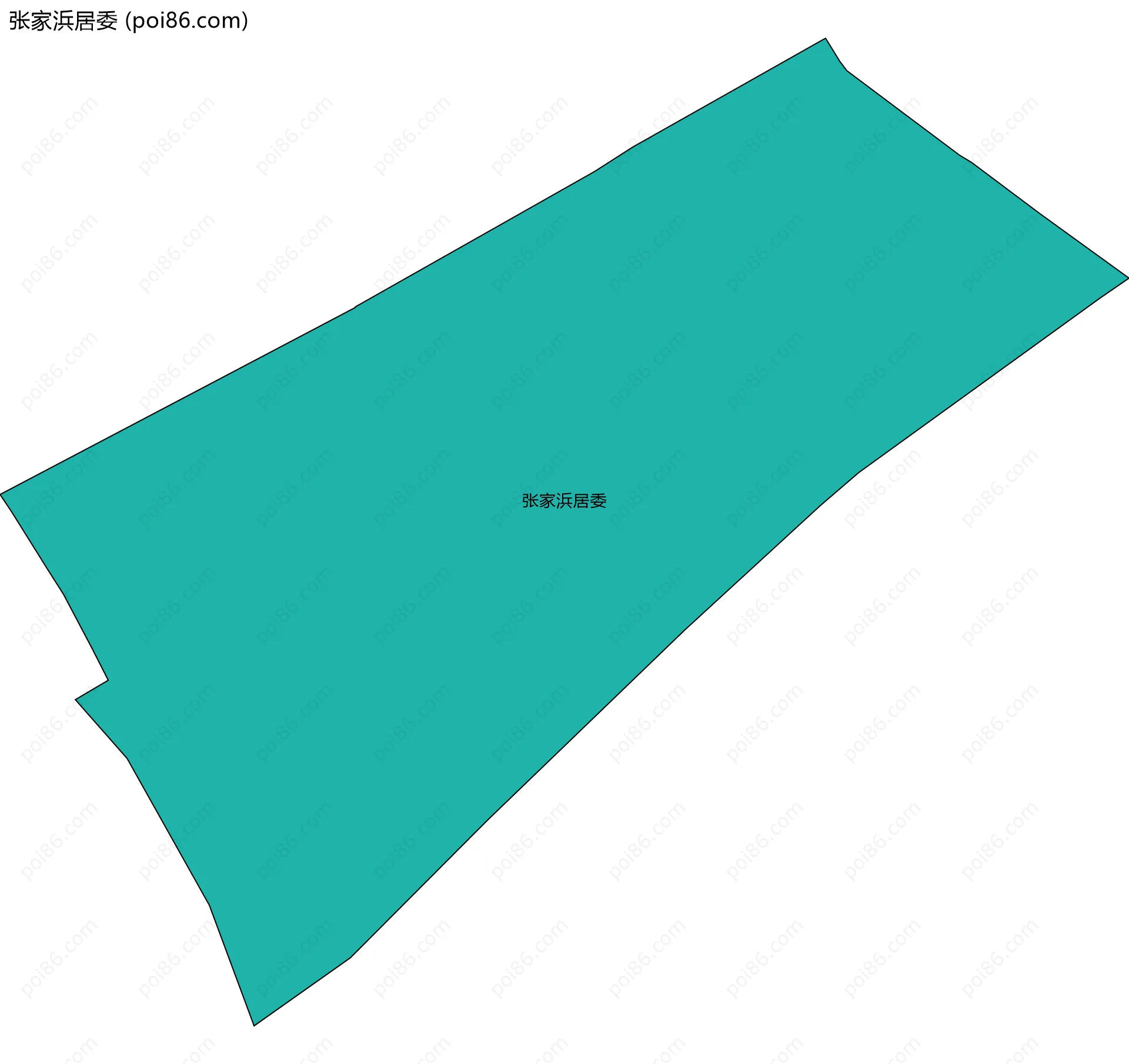 张家浜居委边界地图