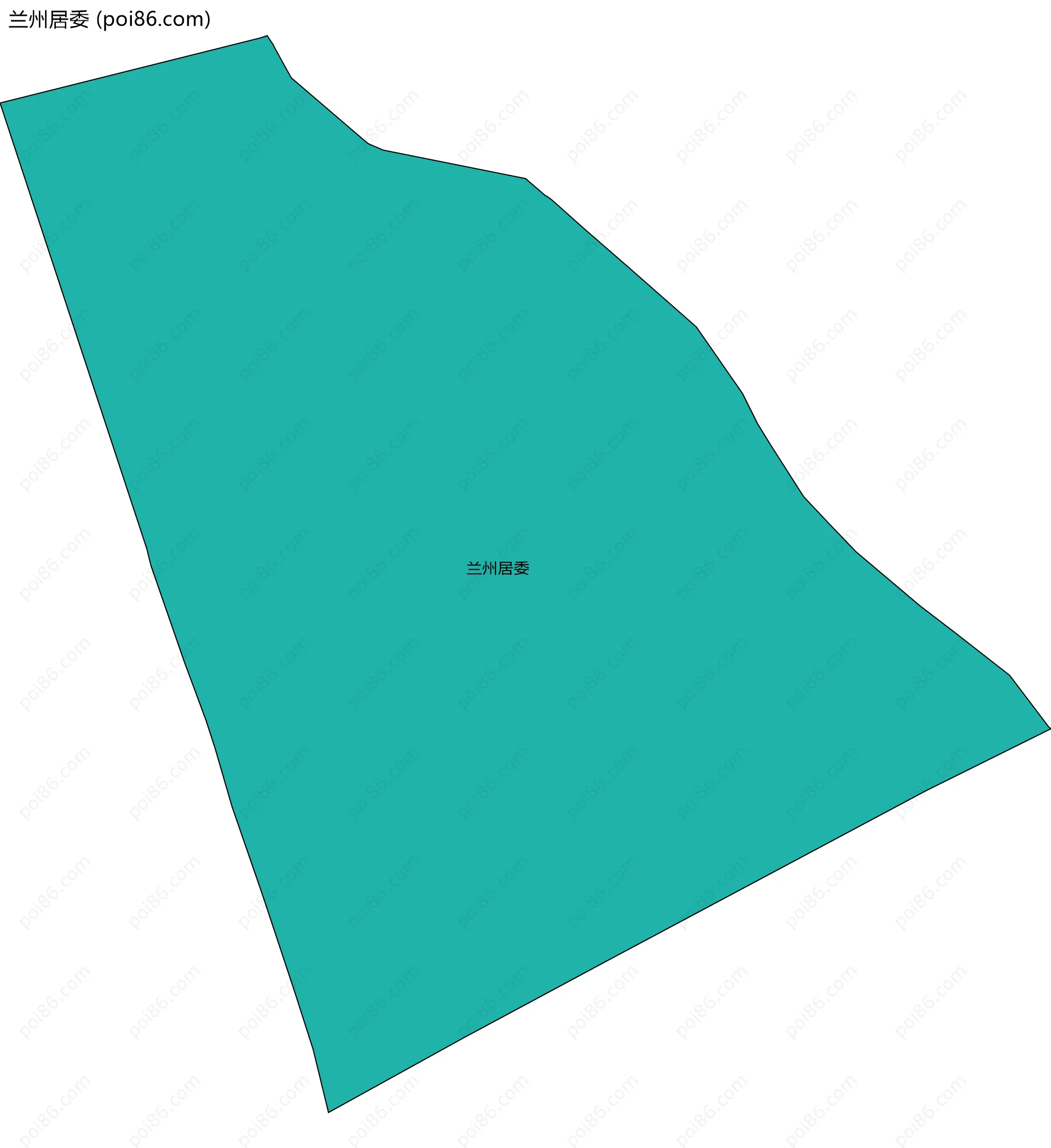 兰州居委边界地图