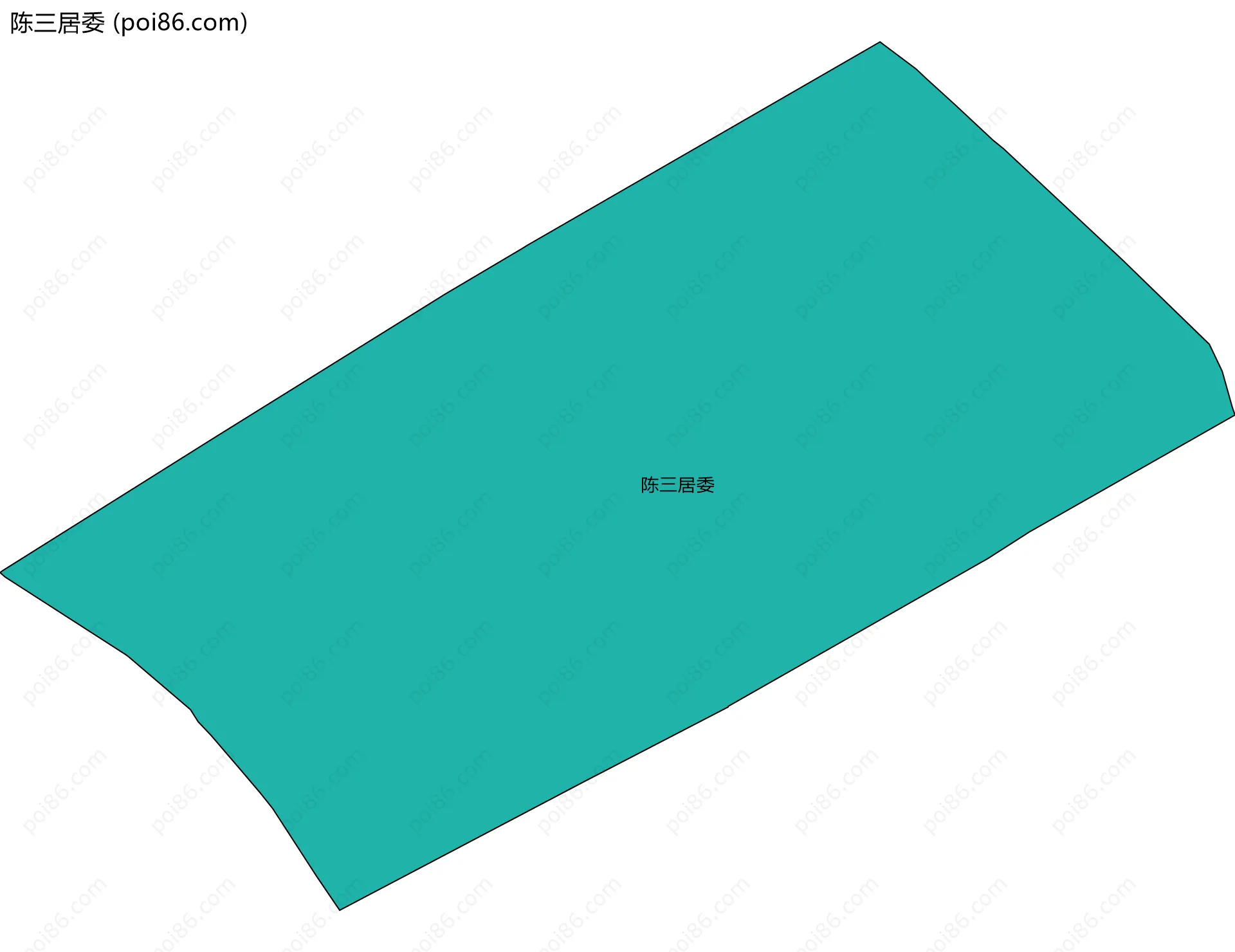 陈三居委边界地图