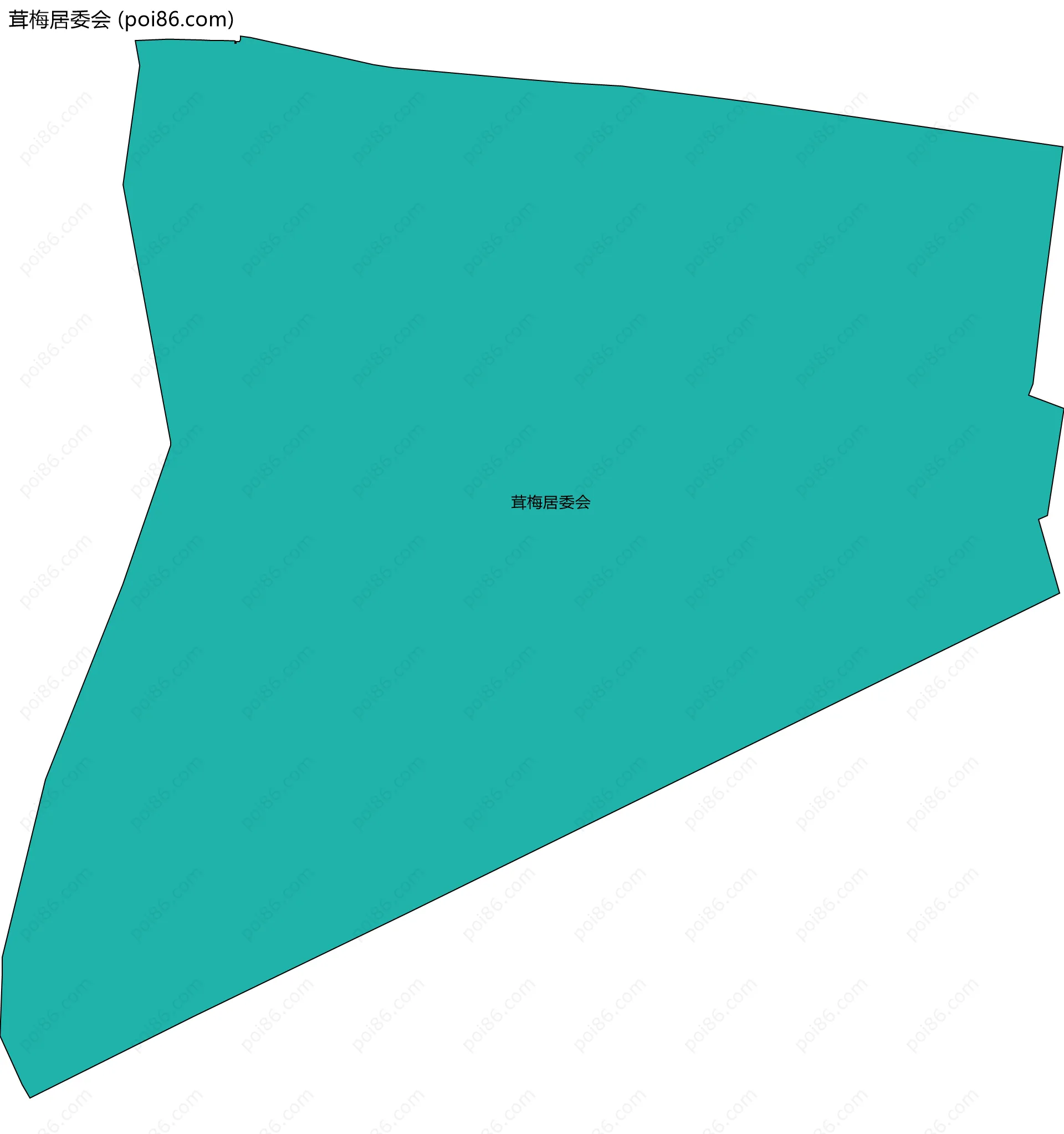 茸梅居委会边界地图