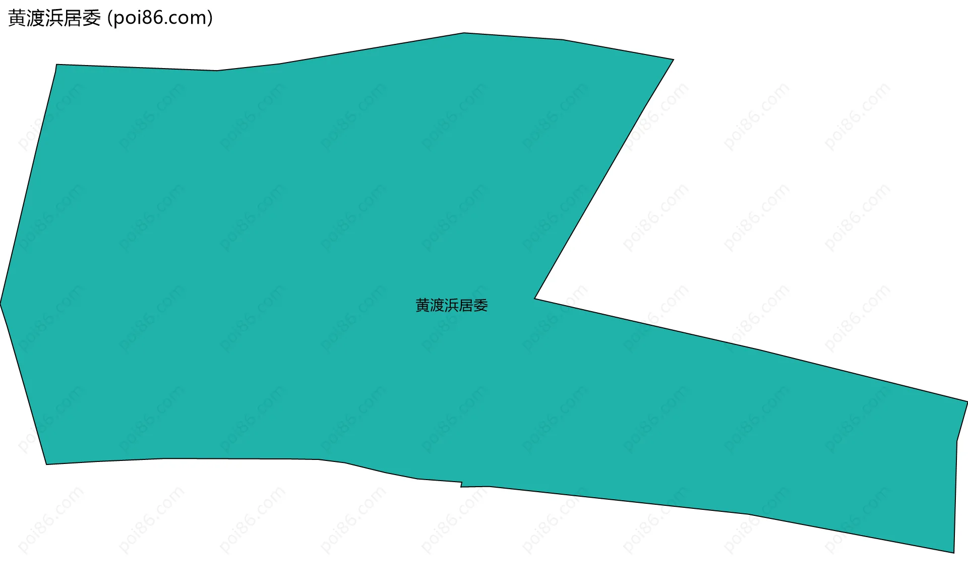 黄渡浜居委边界地图