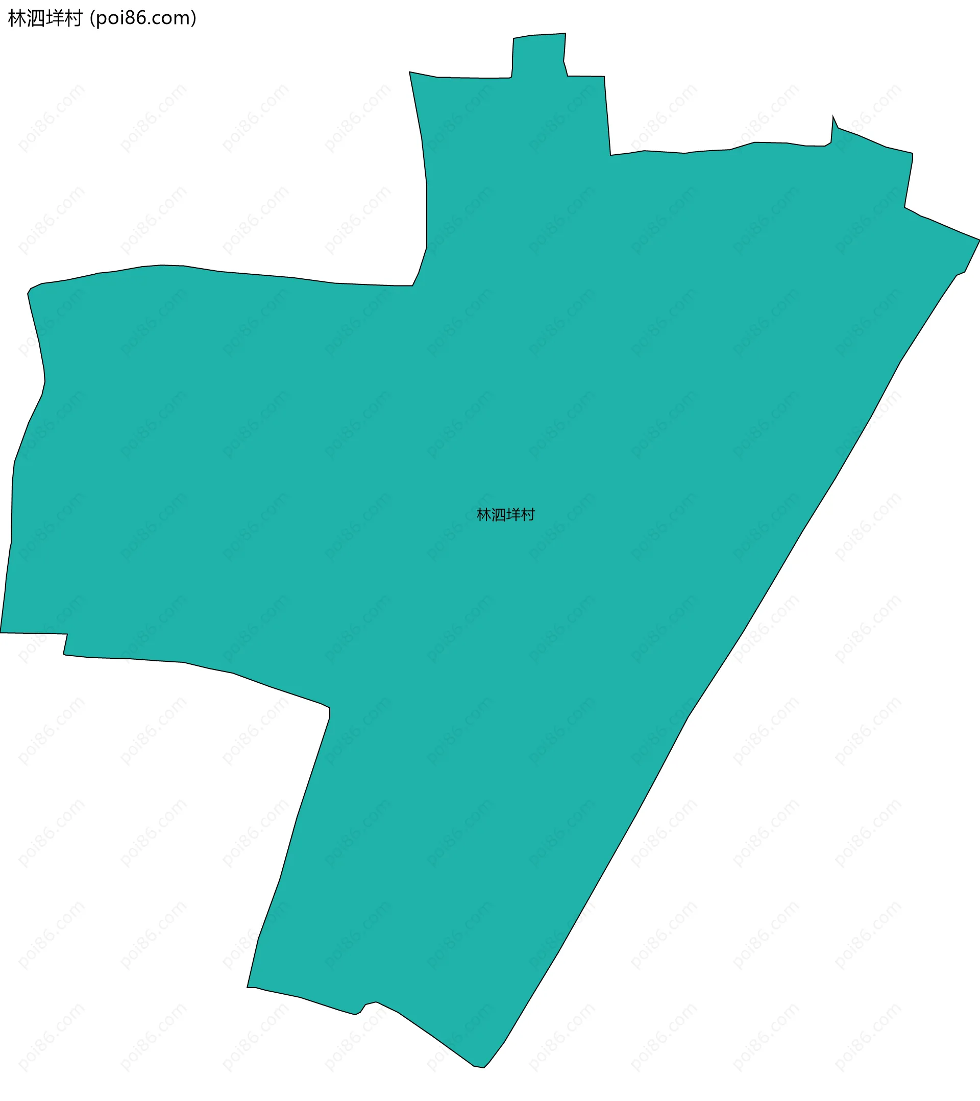 林泗垟村边界地图