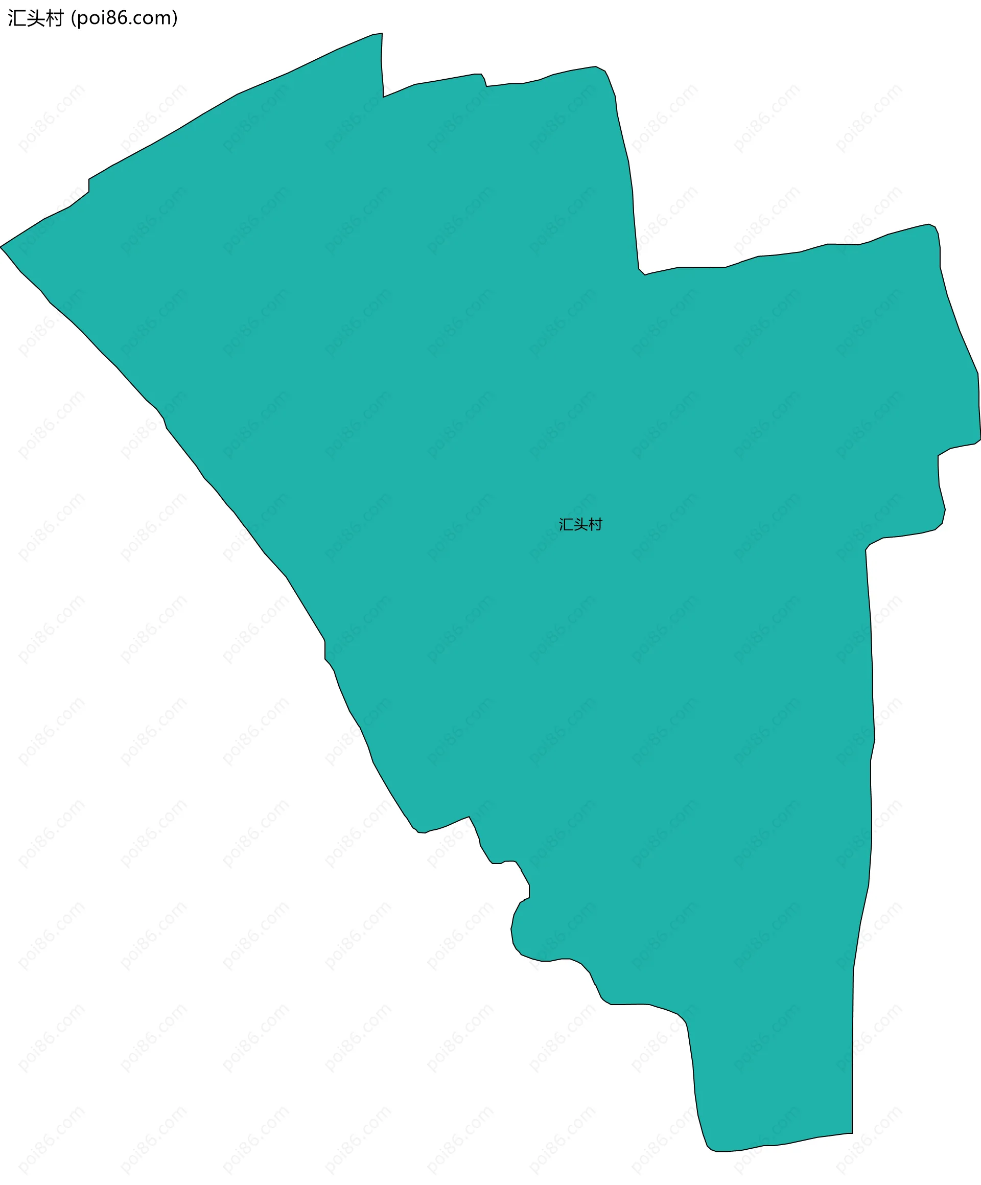汇头村边界地图