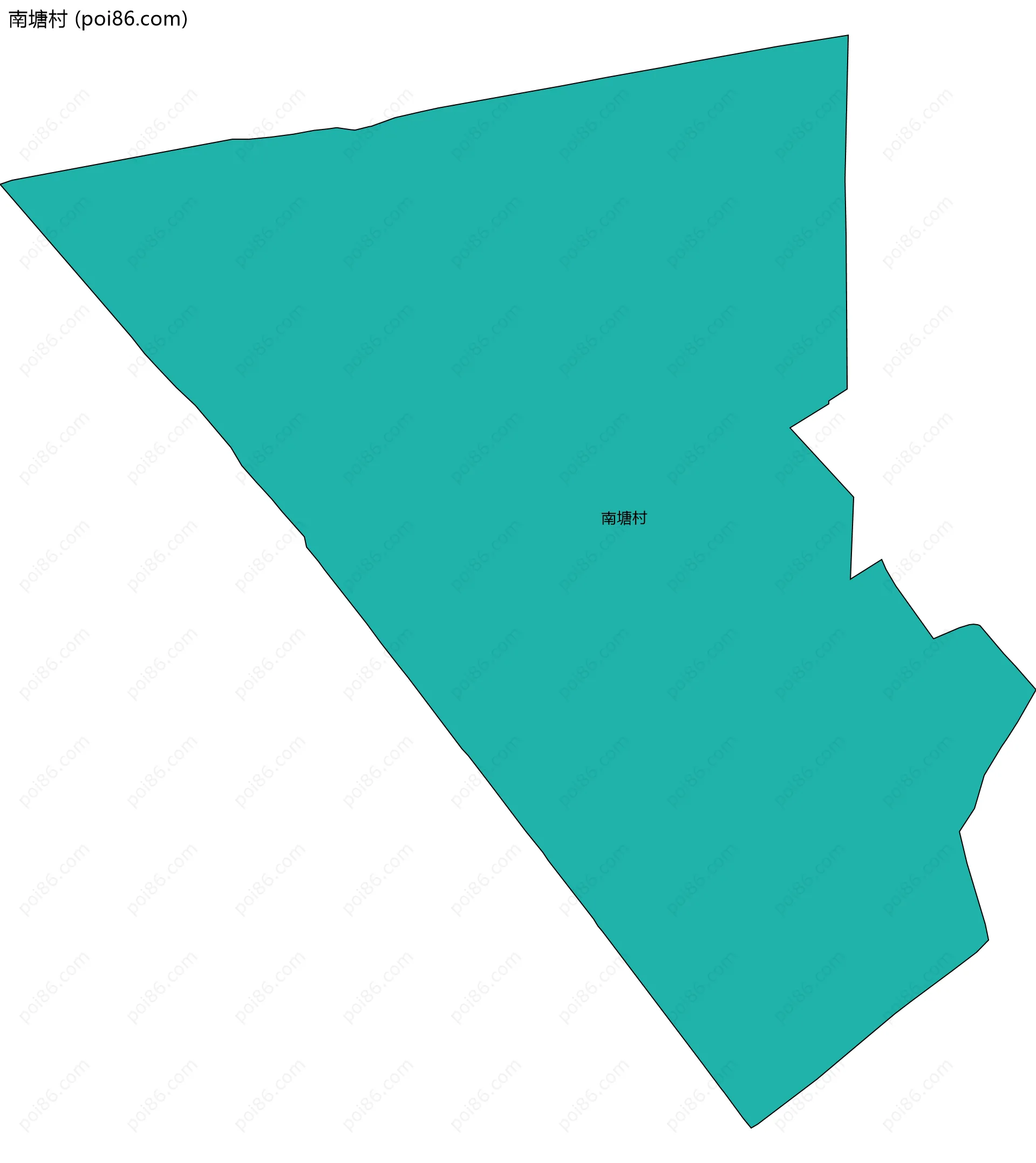 南塘村边界地图