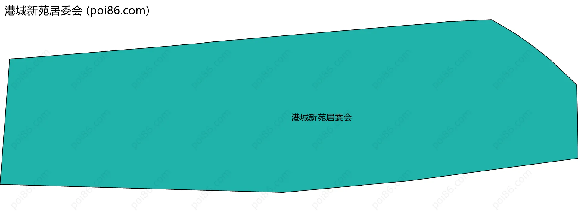港城新苑居委会边界地图