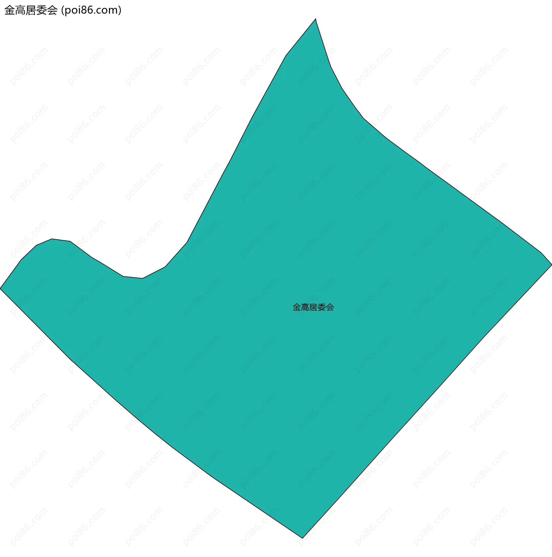 金高居委会边界地图