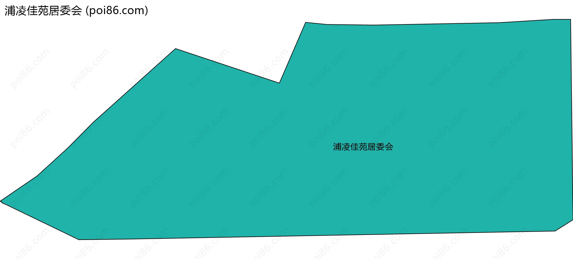 浦凌佳苑居委会边界地图