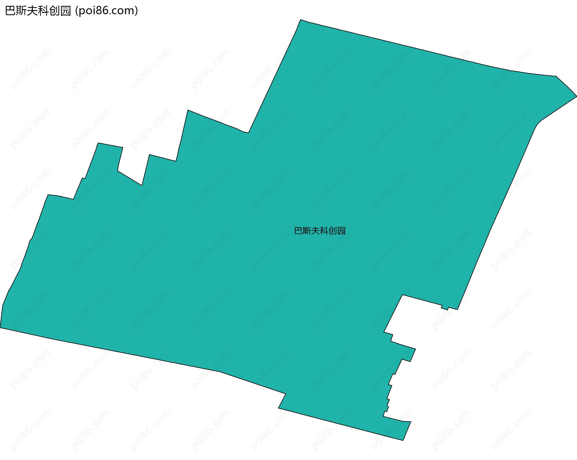 巴斯夫科创园边界地图
