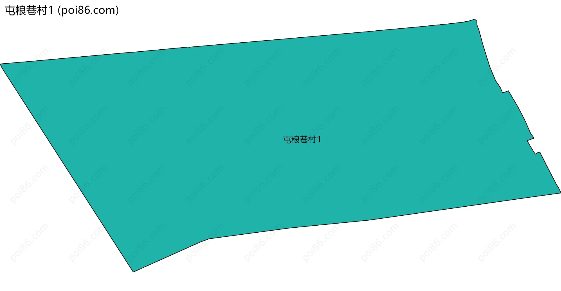 屯粮巷村1边界地图