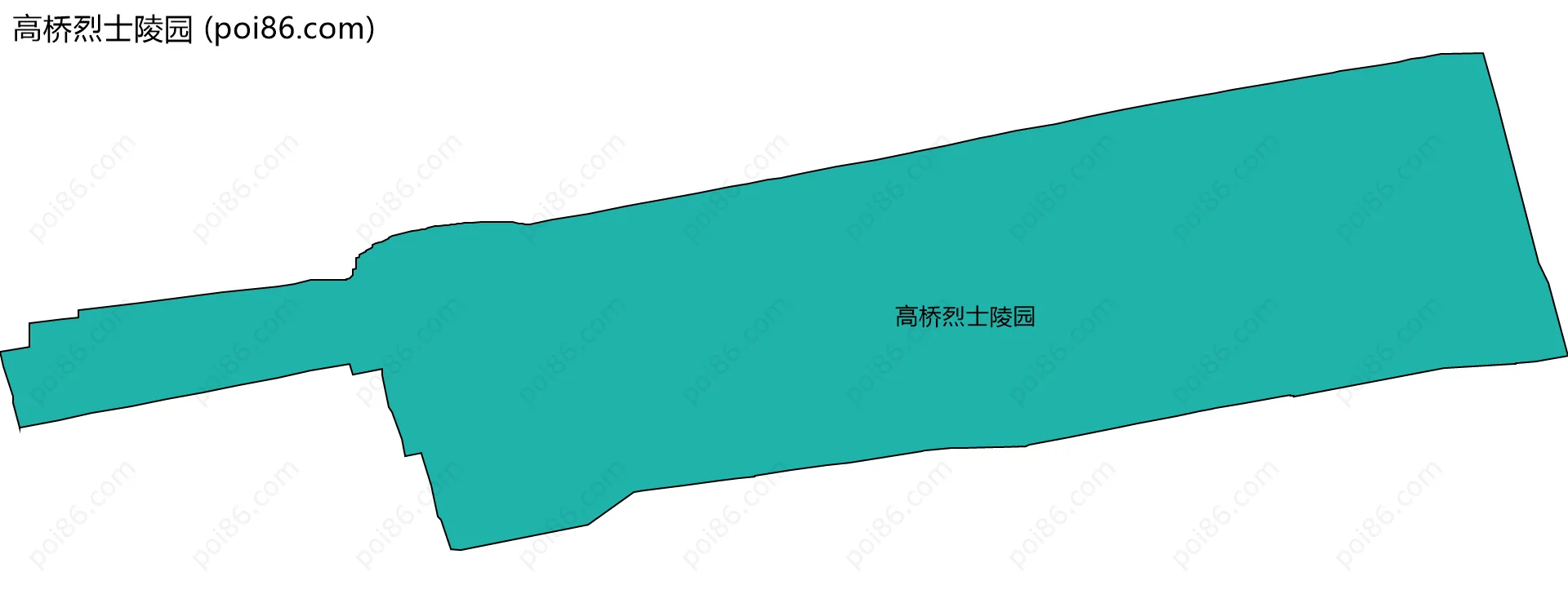高桥烈士陵园边界地图