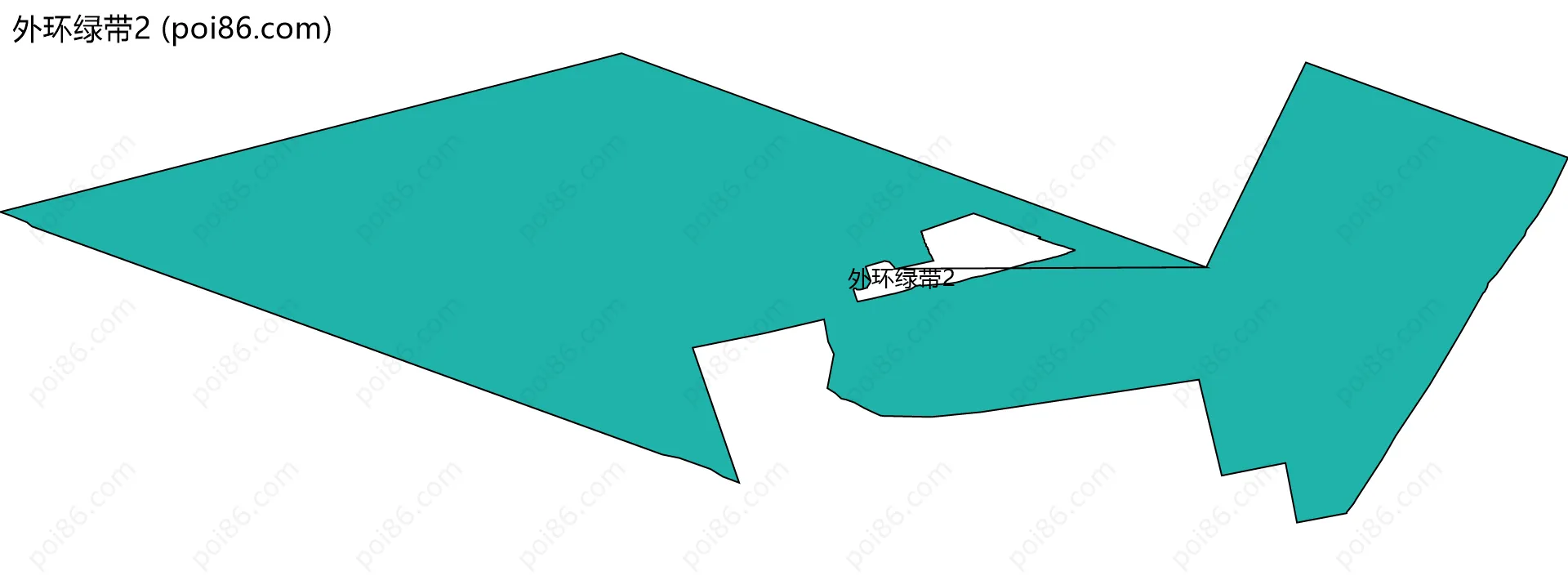 外环绿带2边界地图