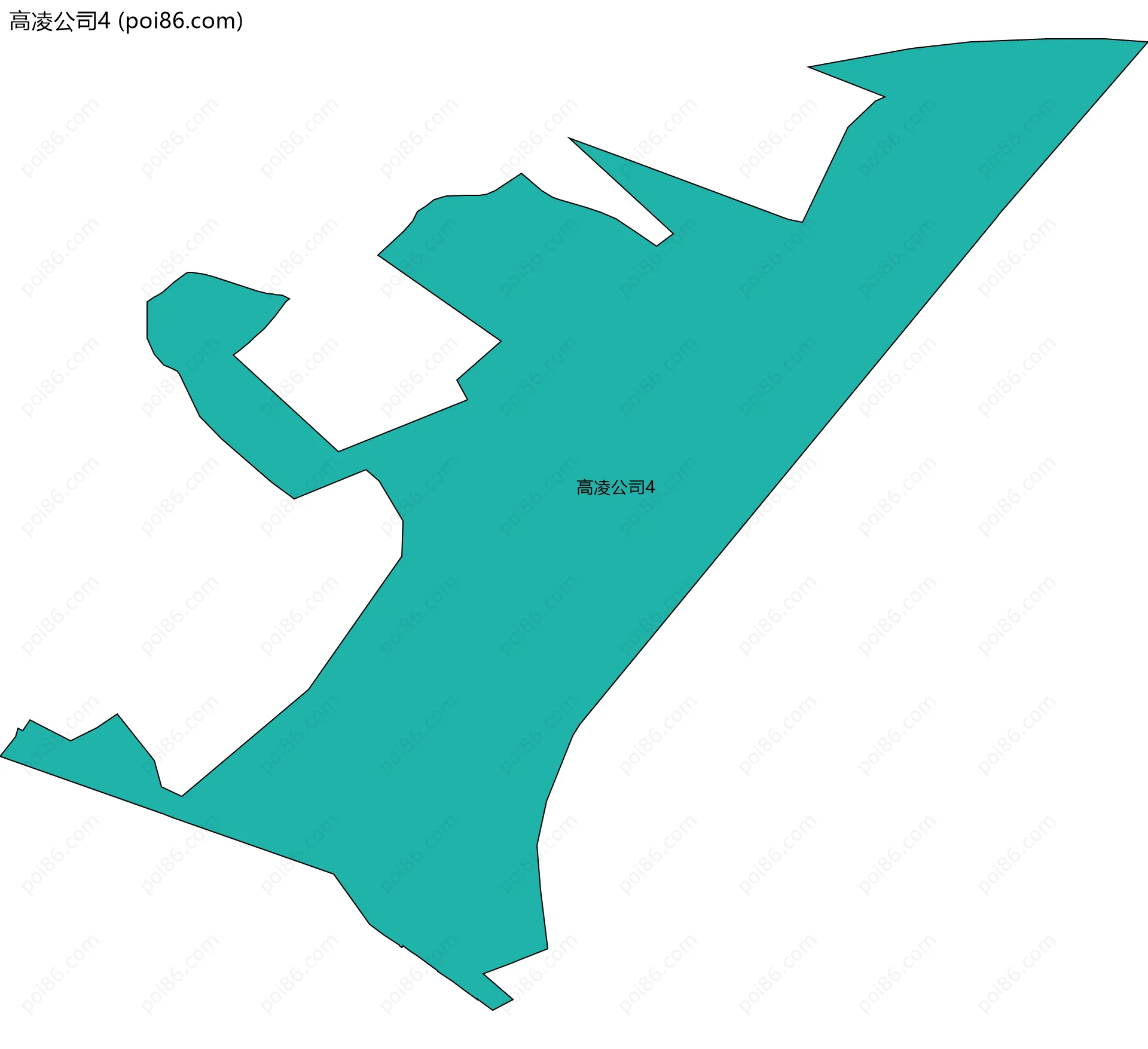 高凌公司4边界地图