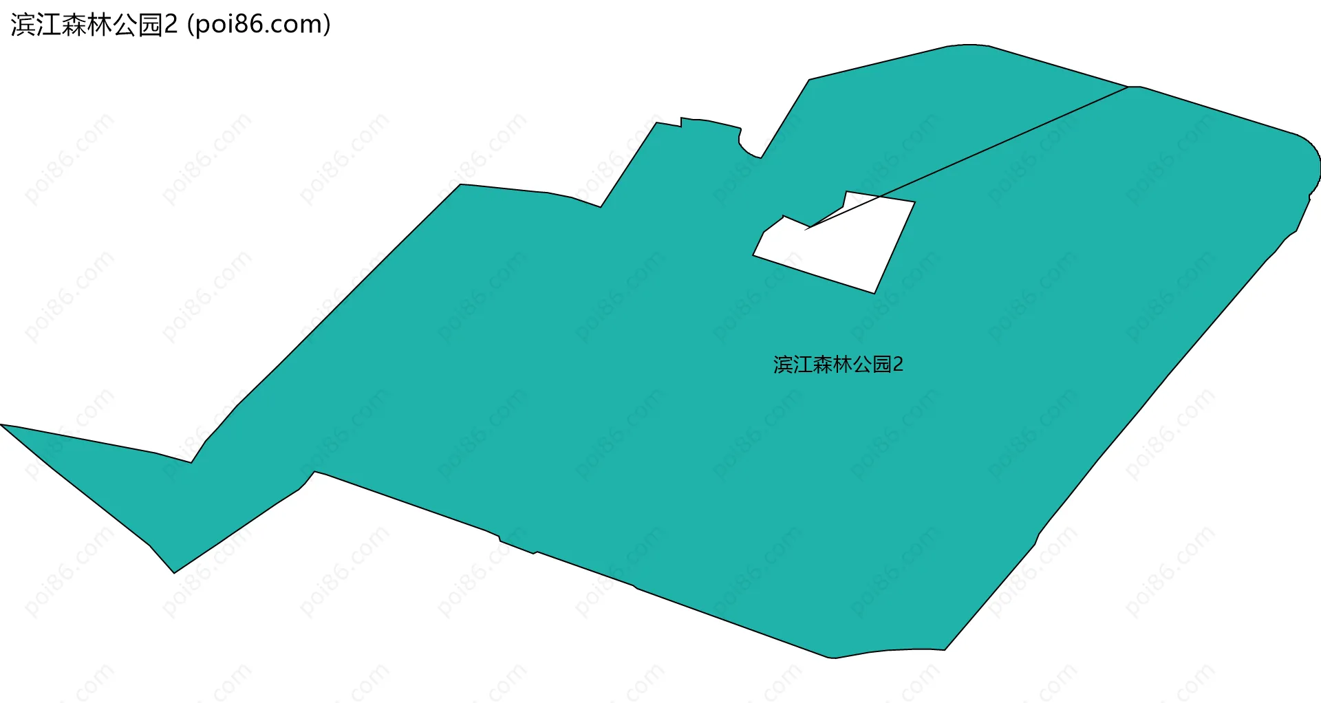 滨江森林公园2边界地图