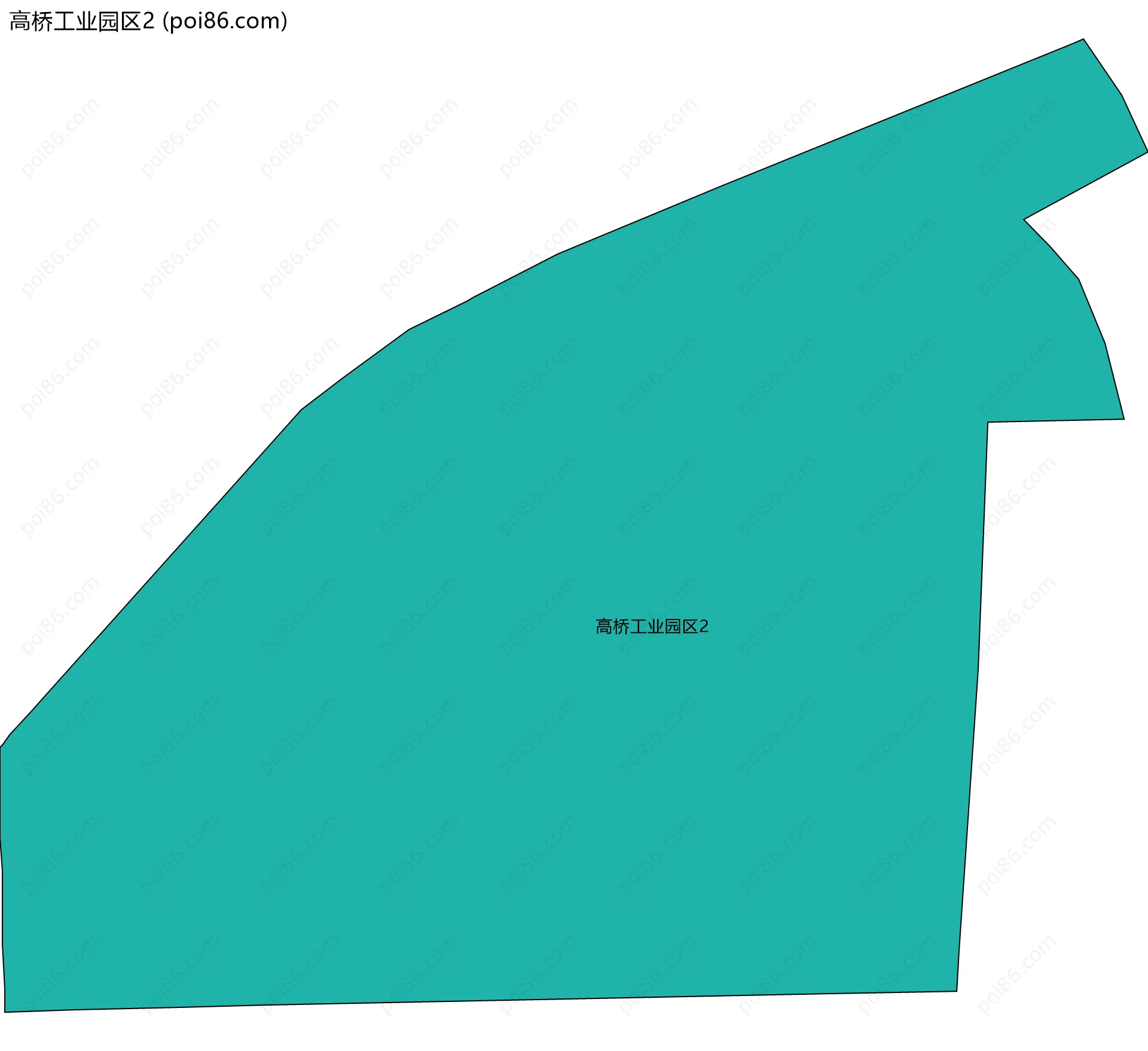 高桥工业园区2边界地图