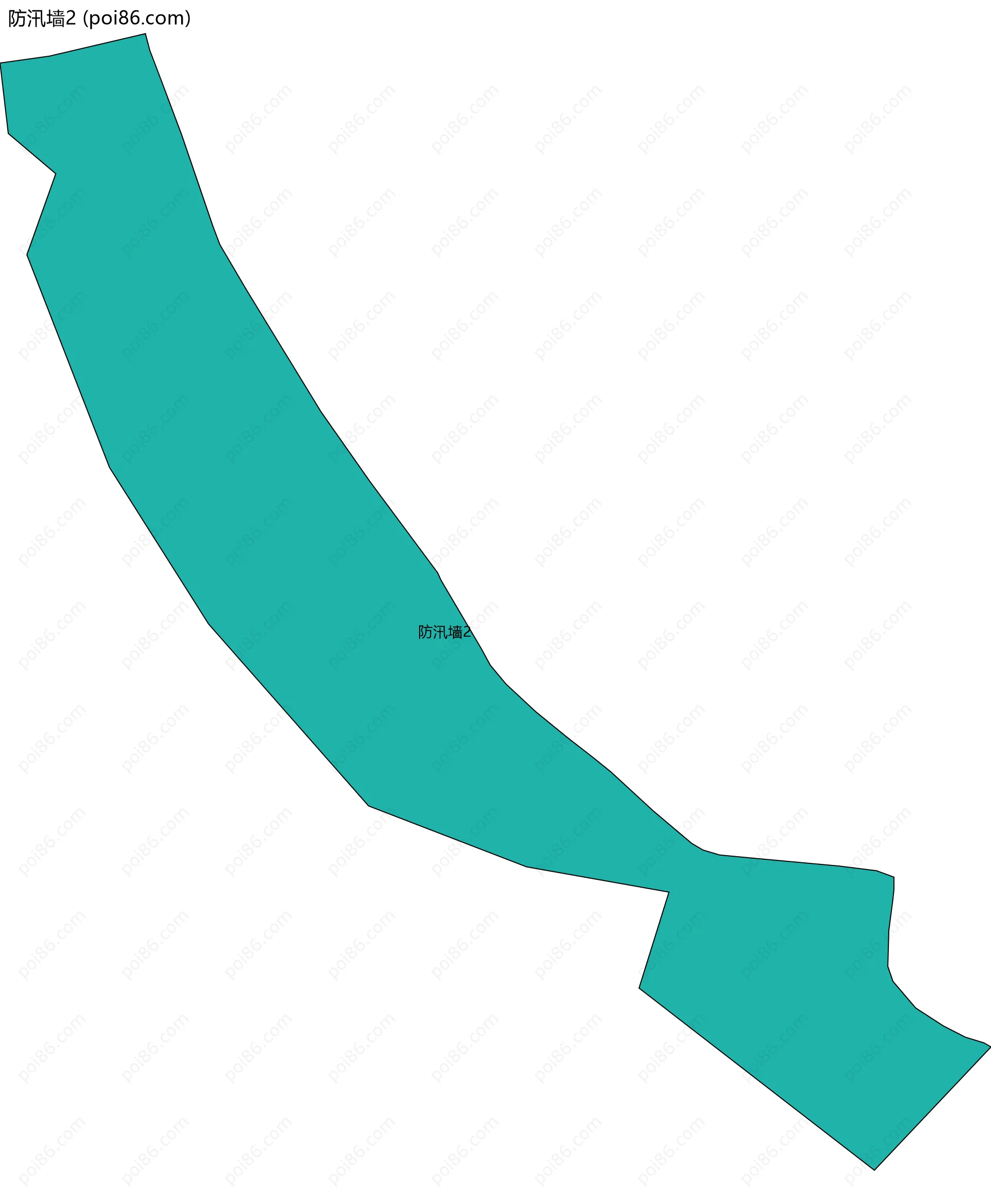 防汛墙2边界地图