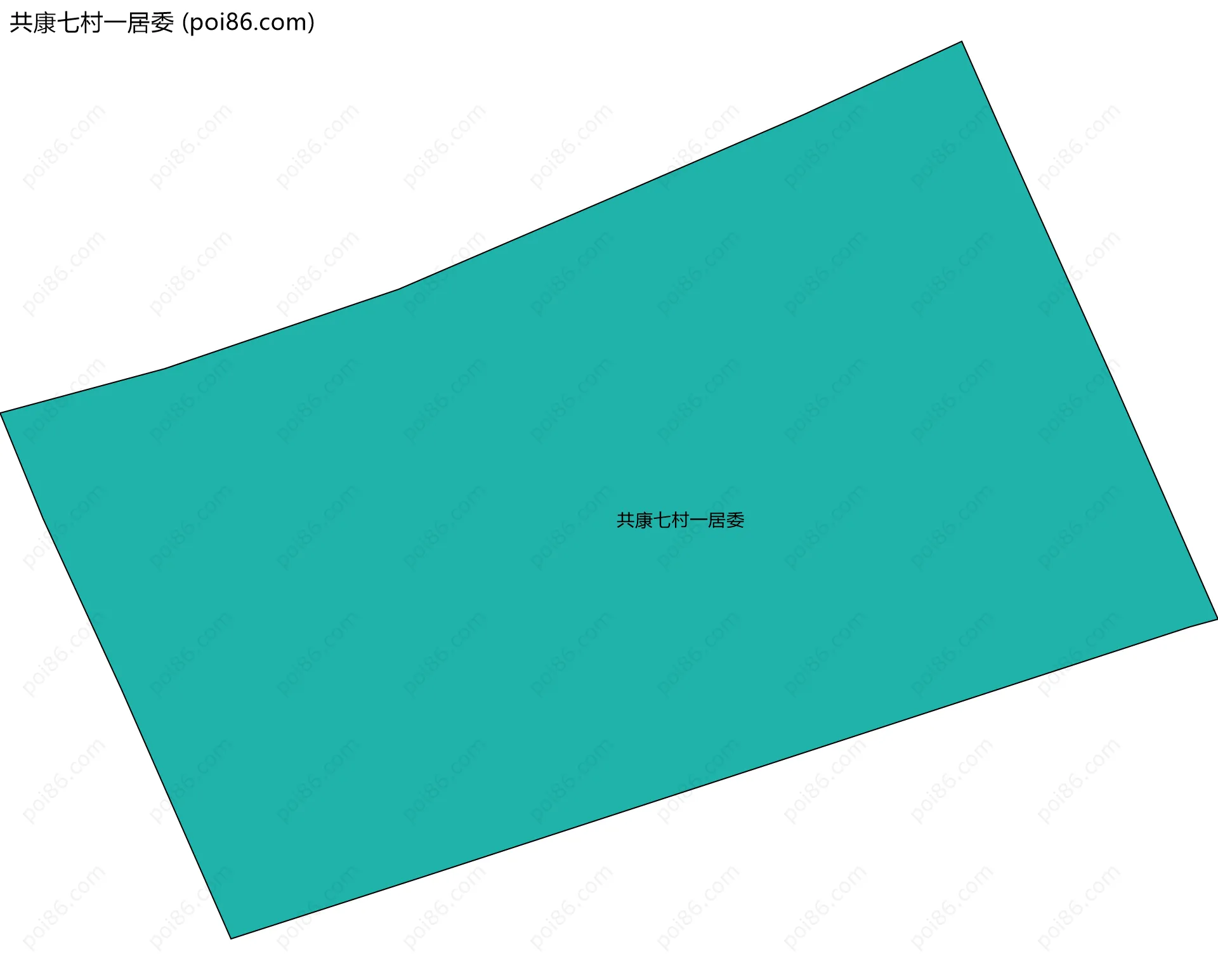 共康七村一居委边界地图