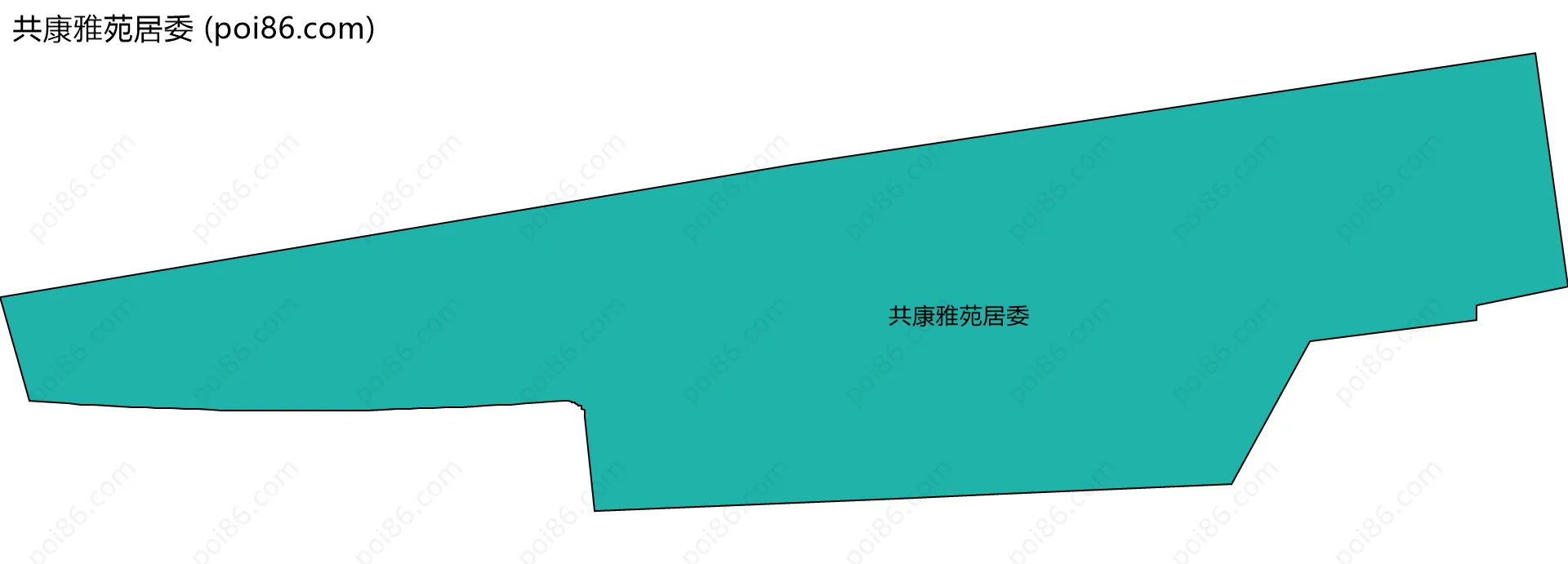 共康雅苑居委边界地图