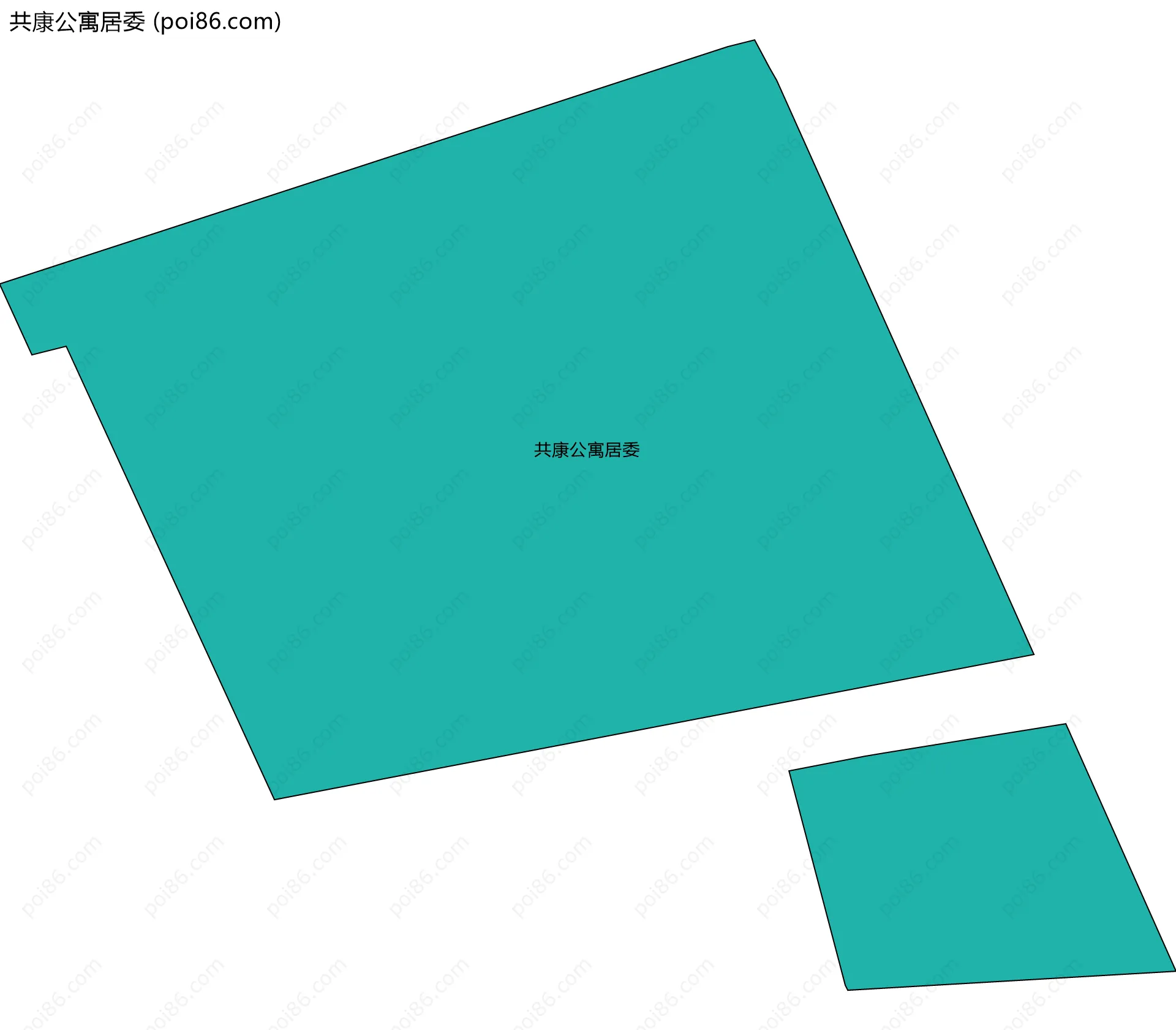共康公寓居委边界地图