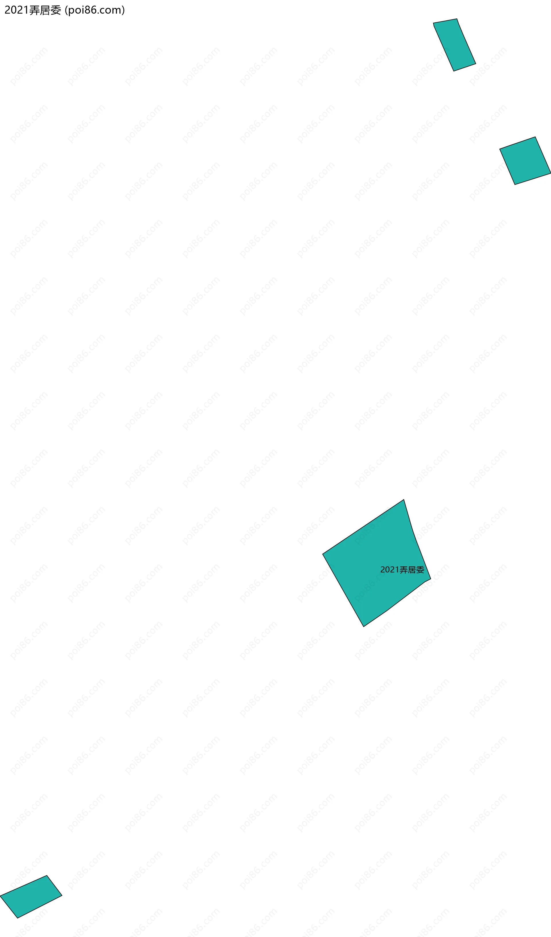 2021弄居委边界地图