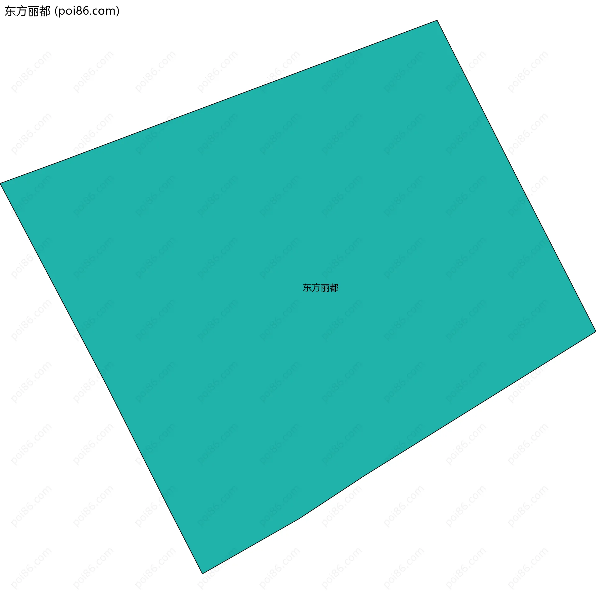 东方丽都边界地图