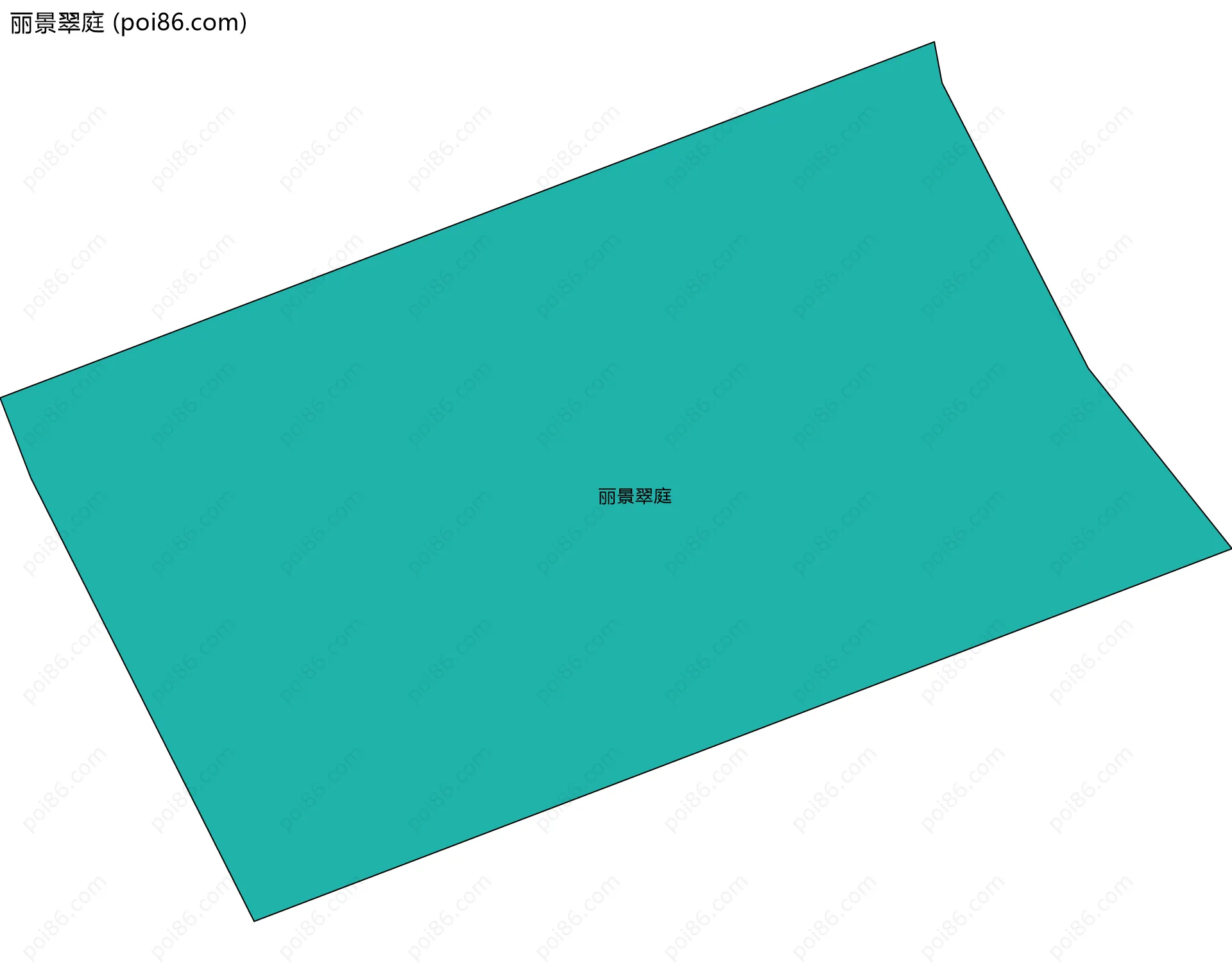 丽景翠庭边界地图