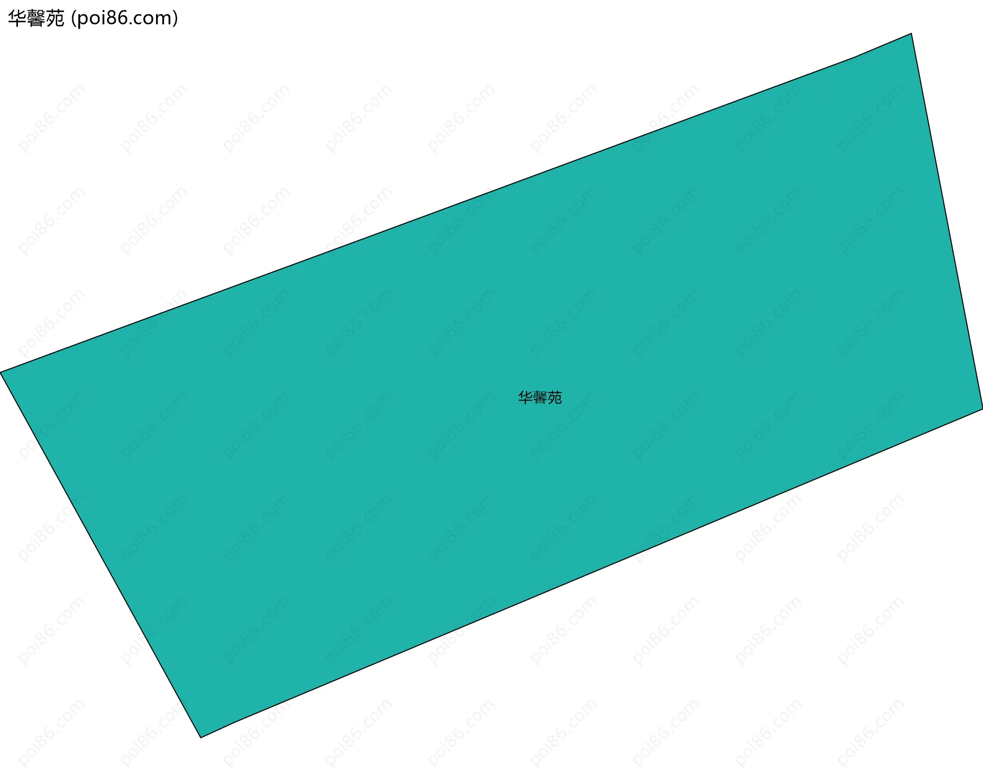 华馨苑边界地图