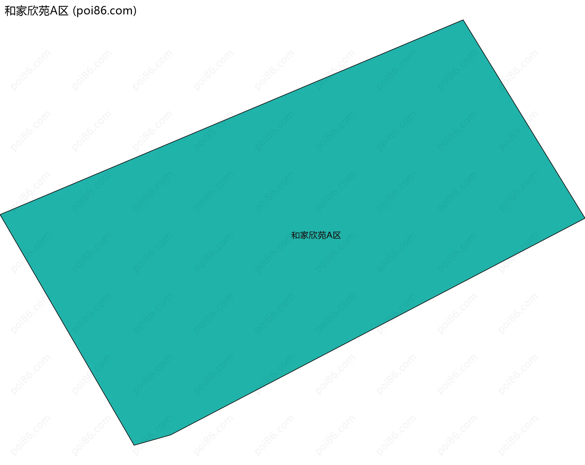 和家欣苑A区边界地图
