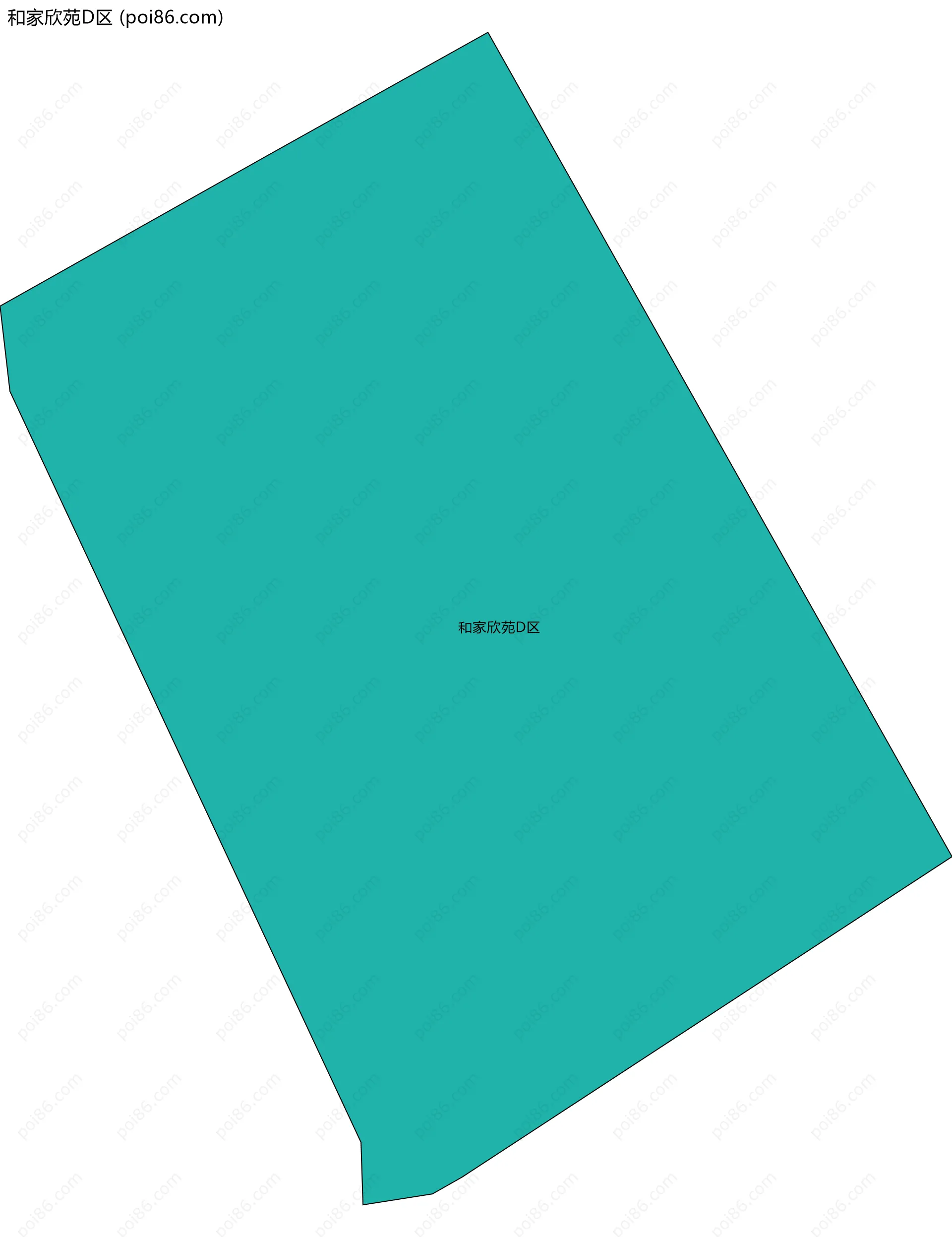 和家欣苑D区边界地图