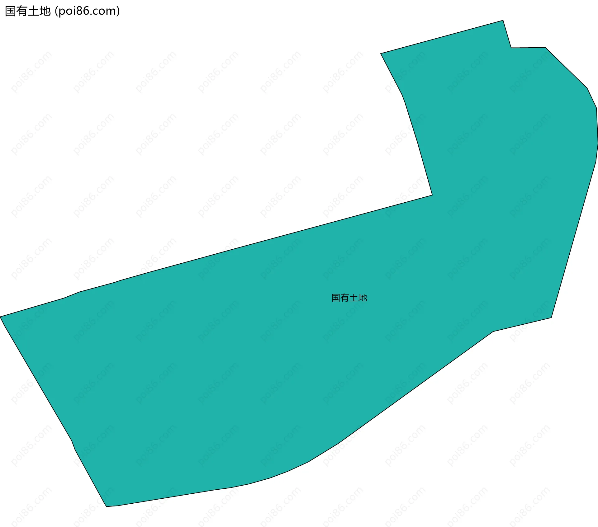 国有土地边界地图
