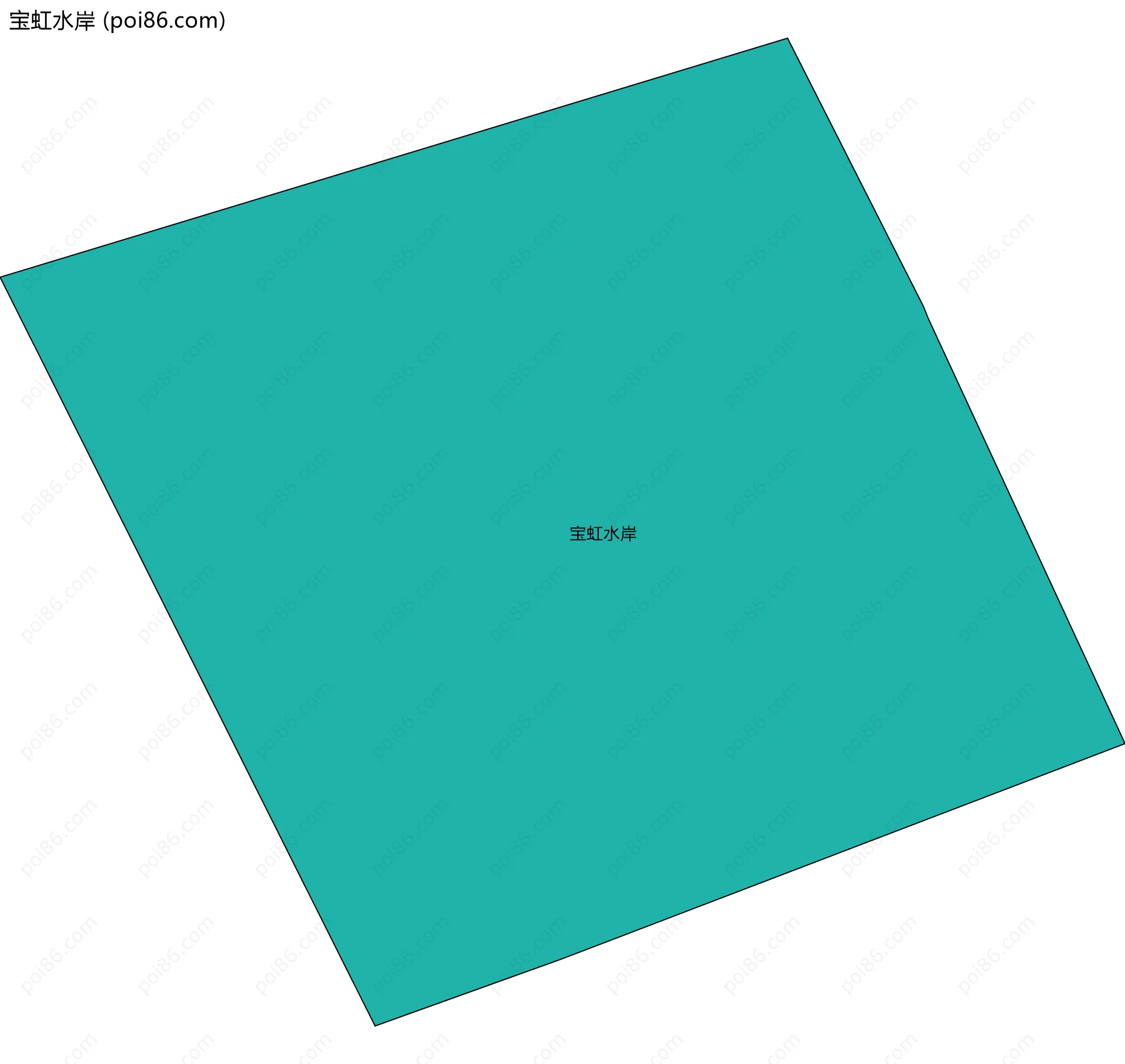 宝虹水岸边界地图