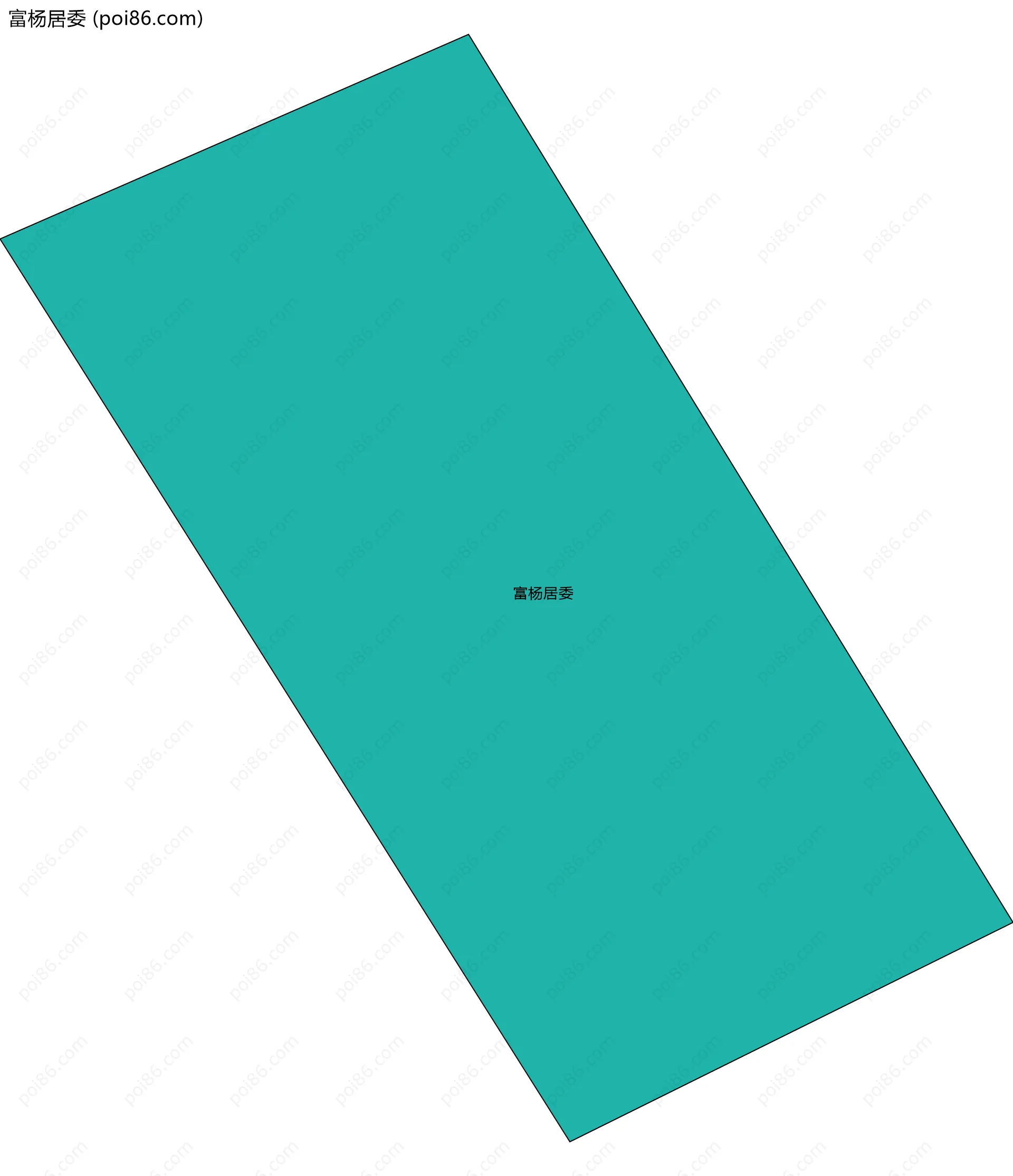 富杨居委边界地图