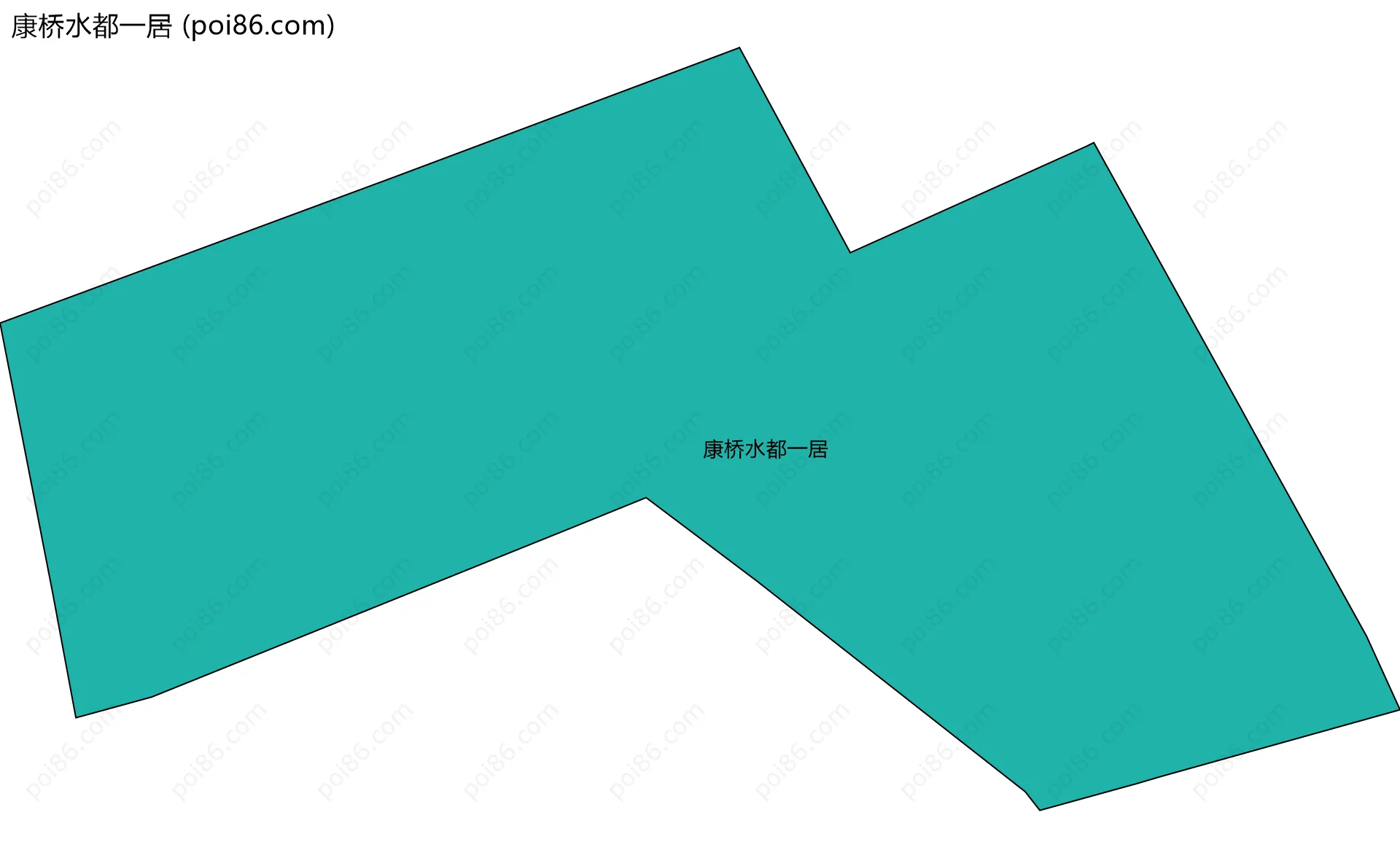 康桥水都一居边界地图