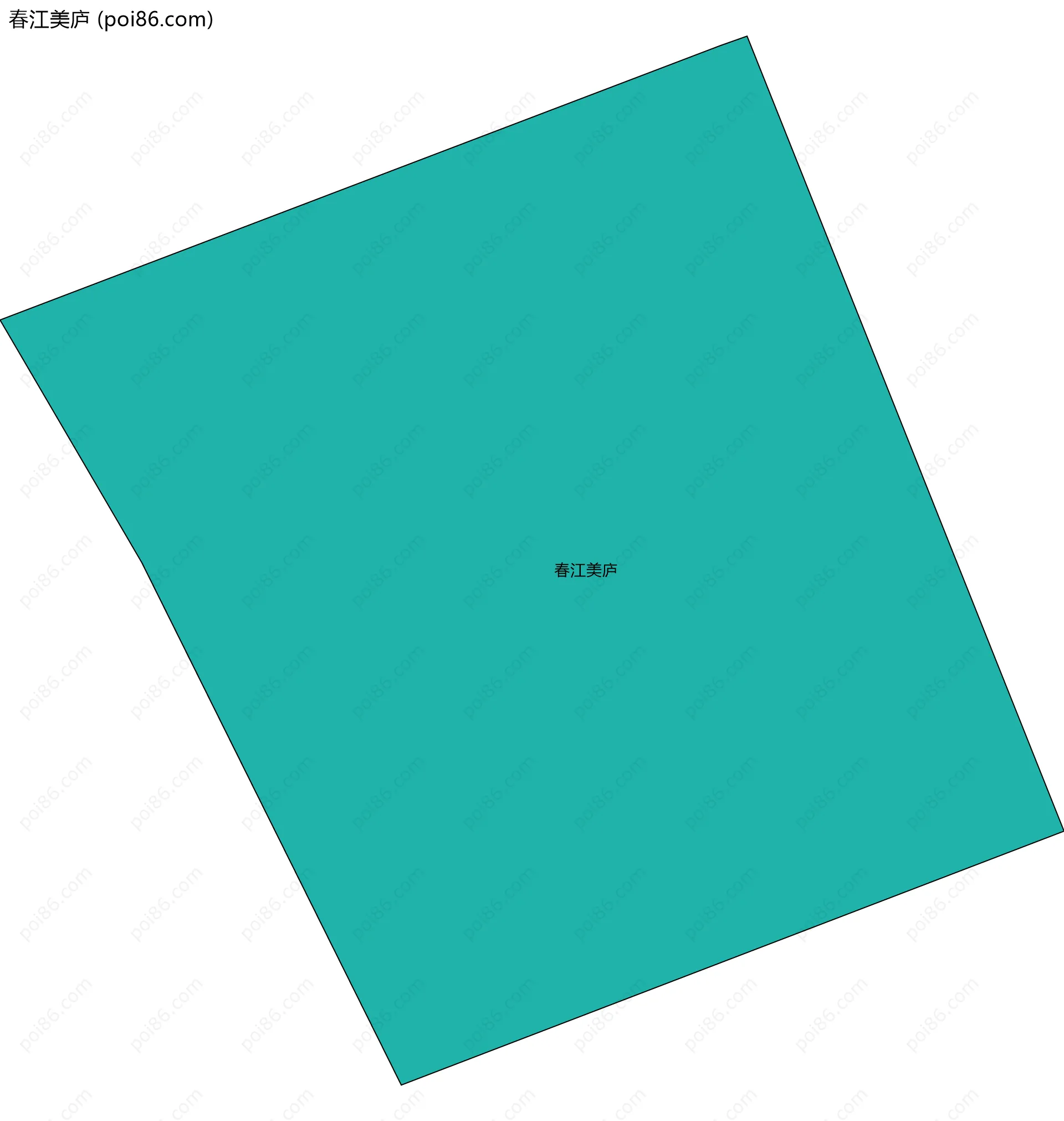 春江美庐边界地图