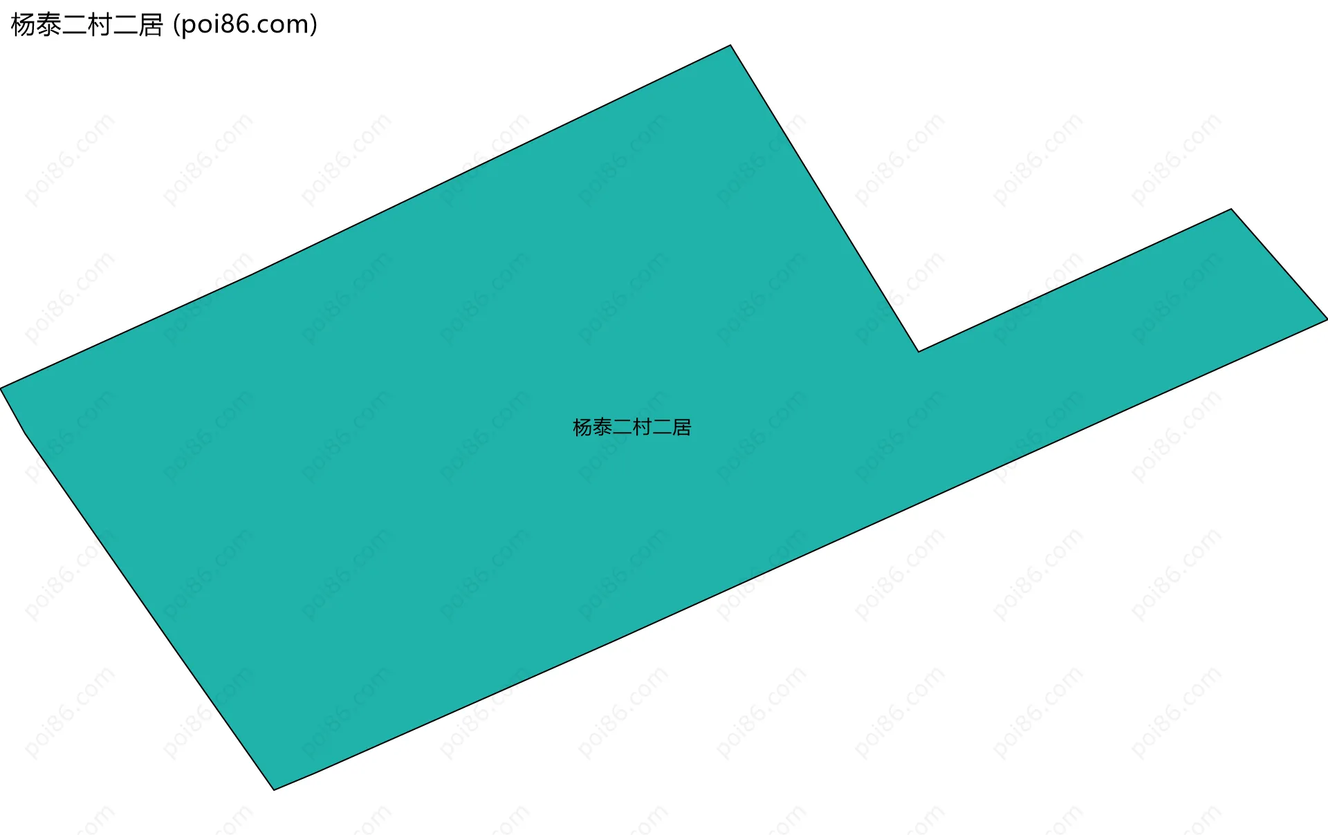 杨泰二村二居边界地图