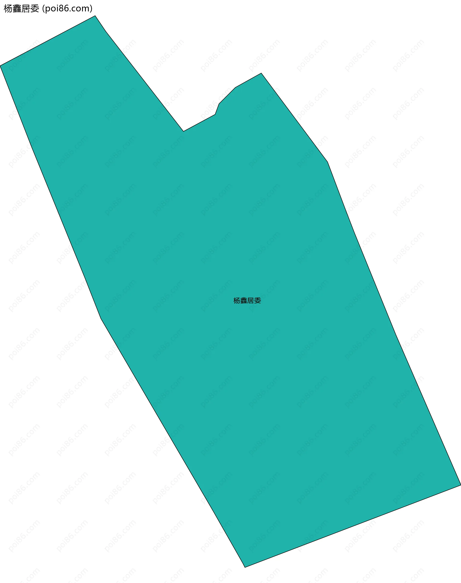 杨鑫居委边界地图