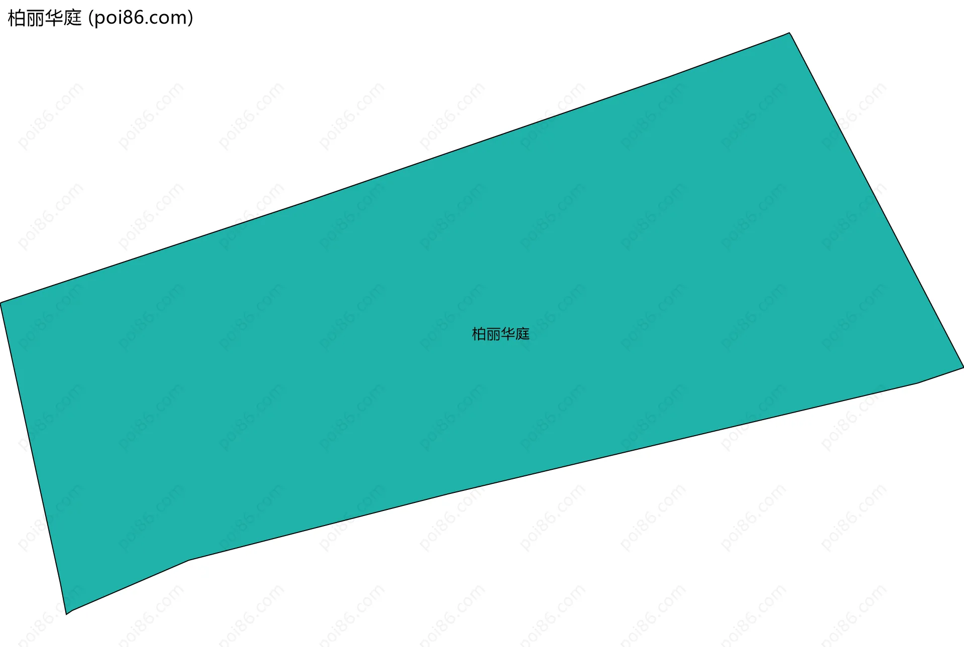 柏丽华庭边界地图