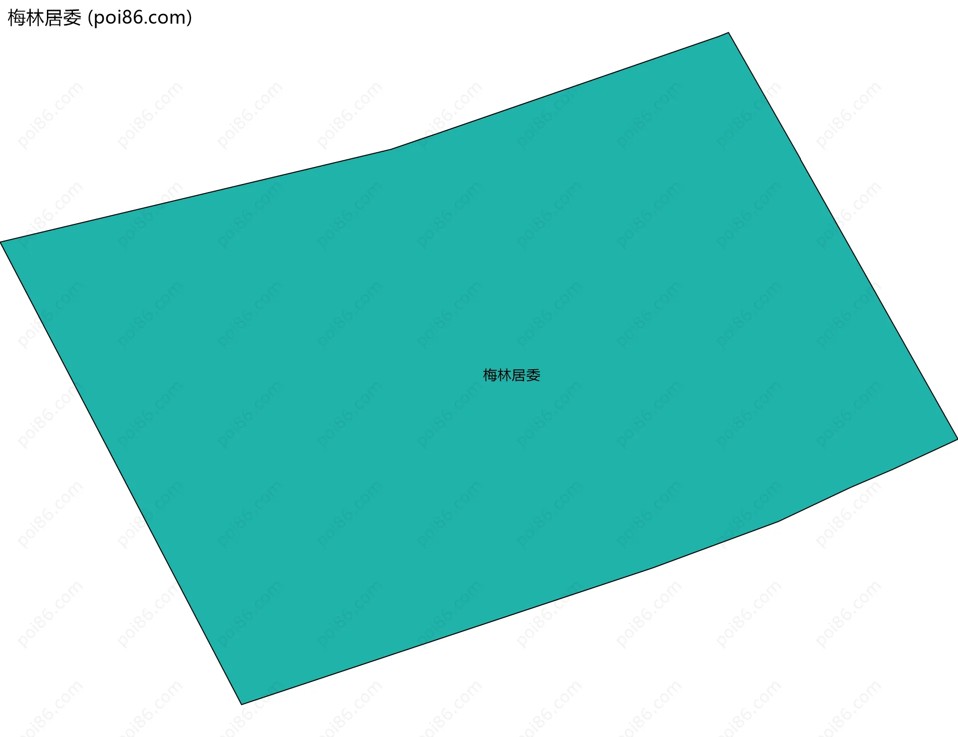梅林居委边界地图