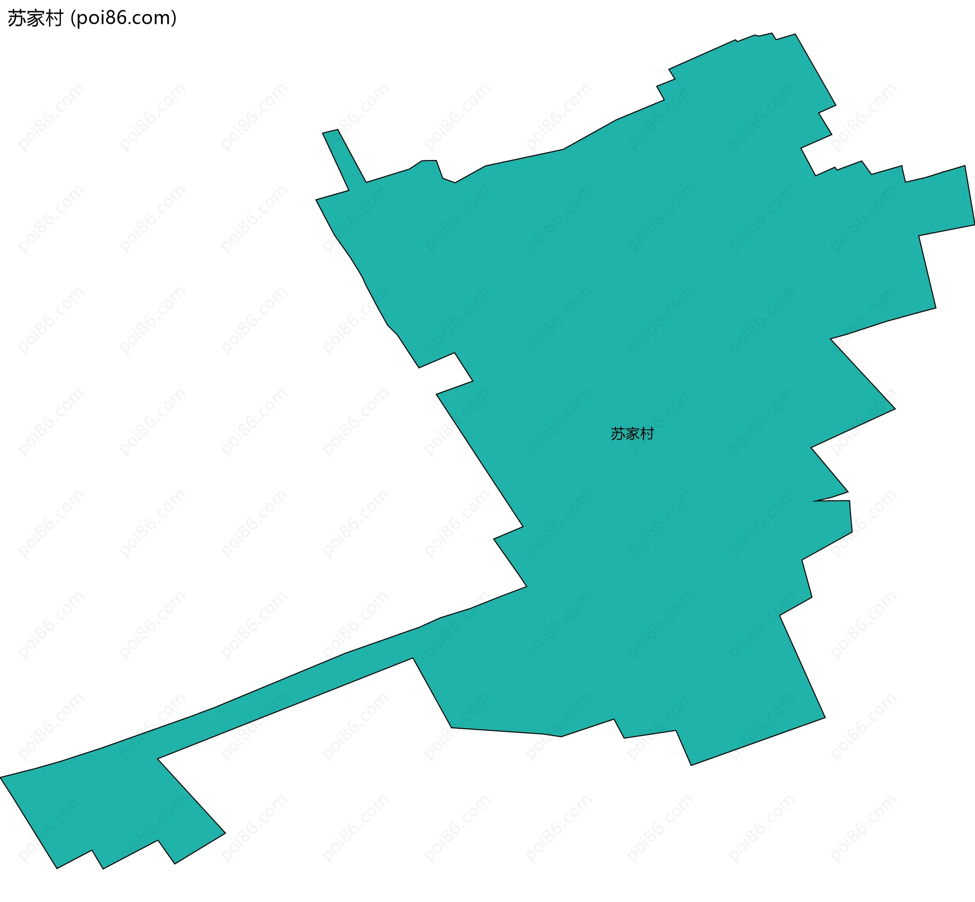 苏家村边界地图