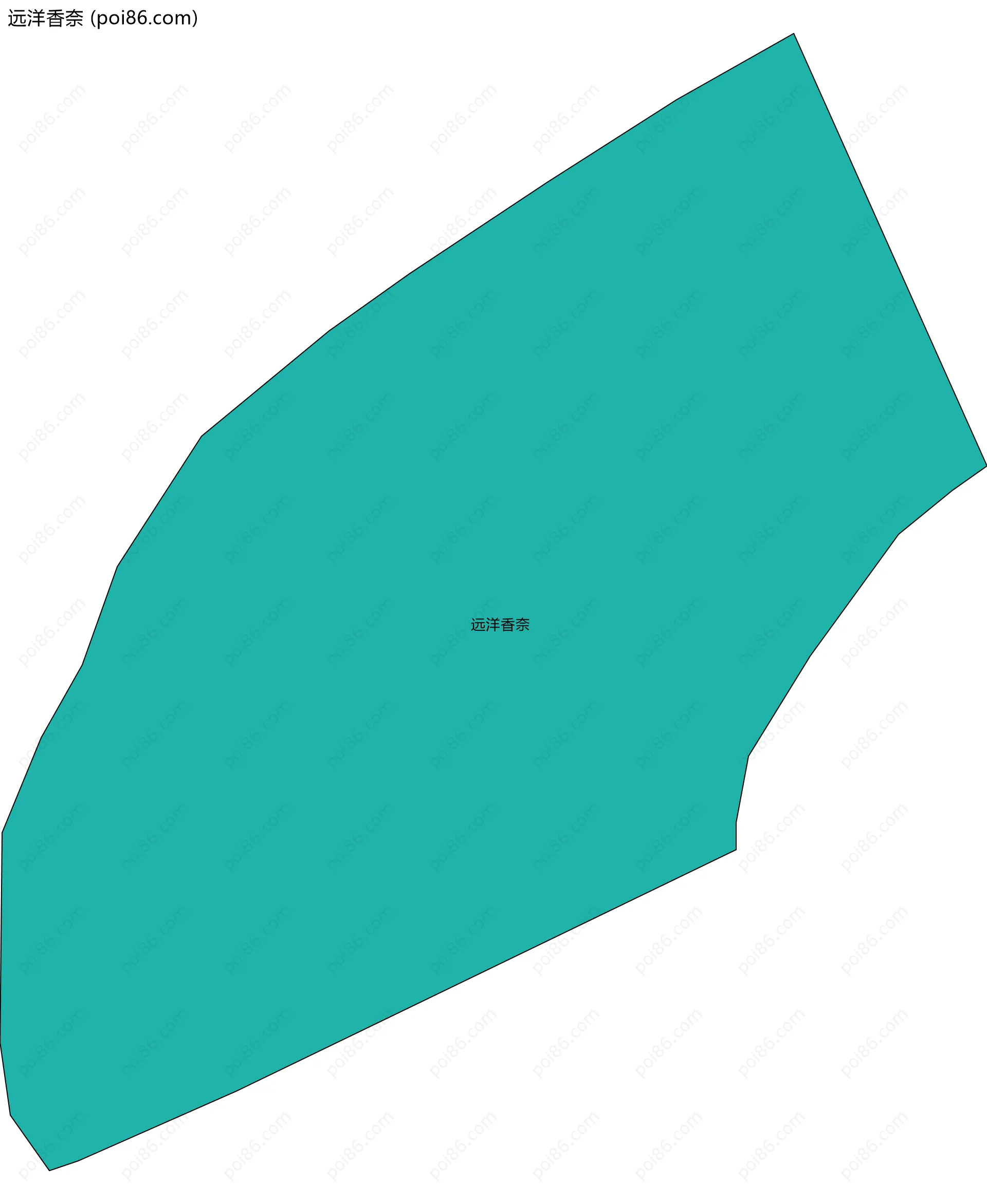 远洋香奈边界地图