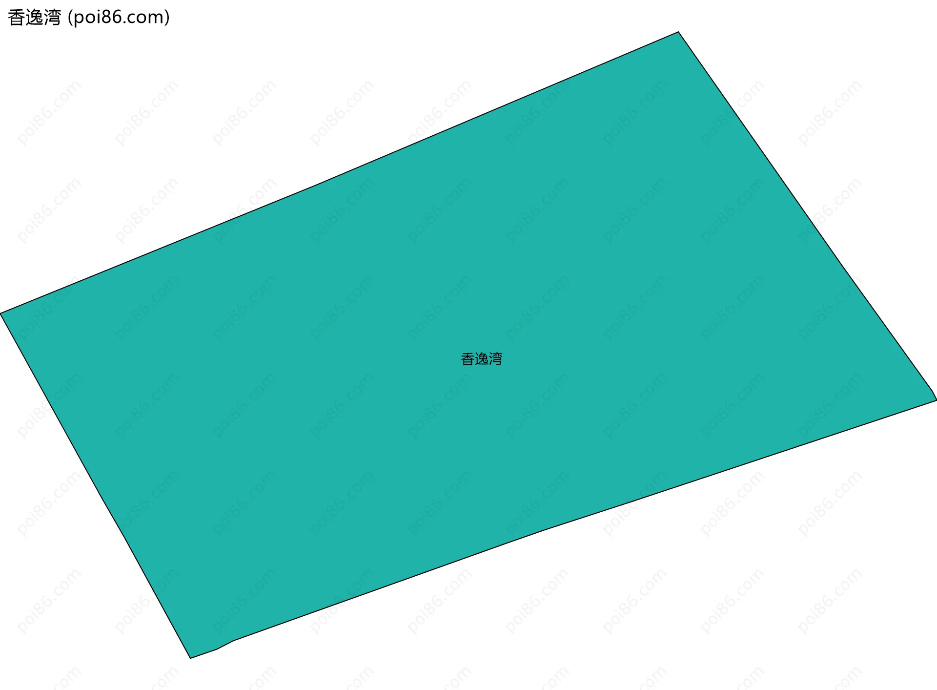 香逸湾边界地图