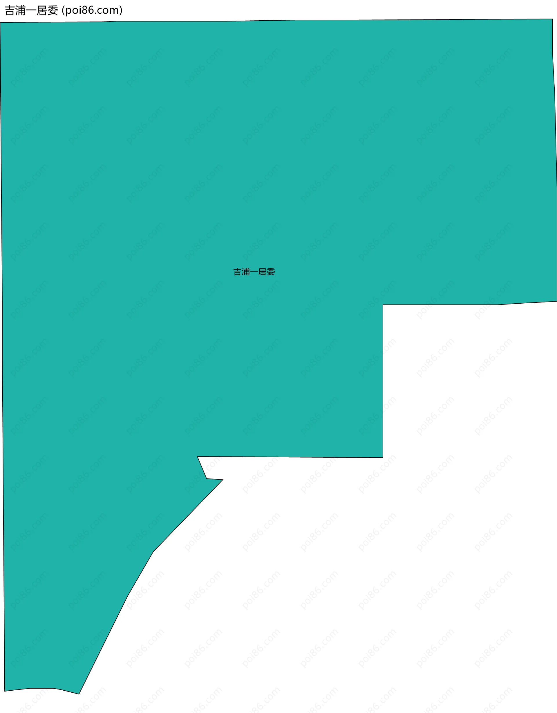 吉浦一居委边界地图