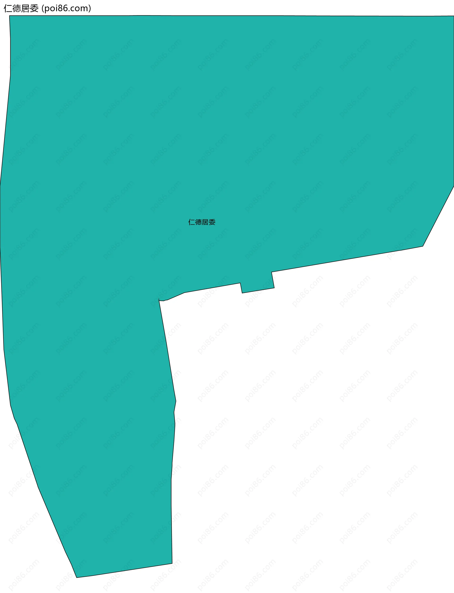 仁德居委边界地图