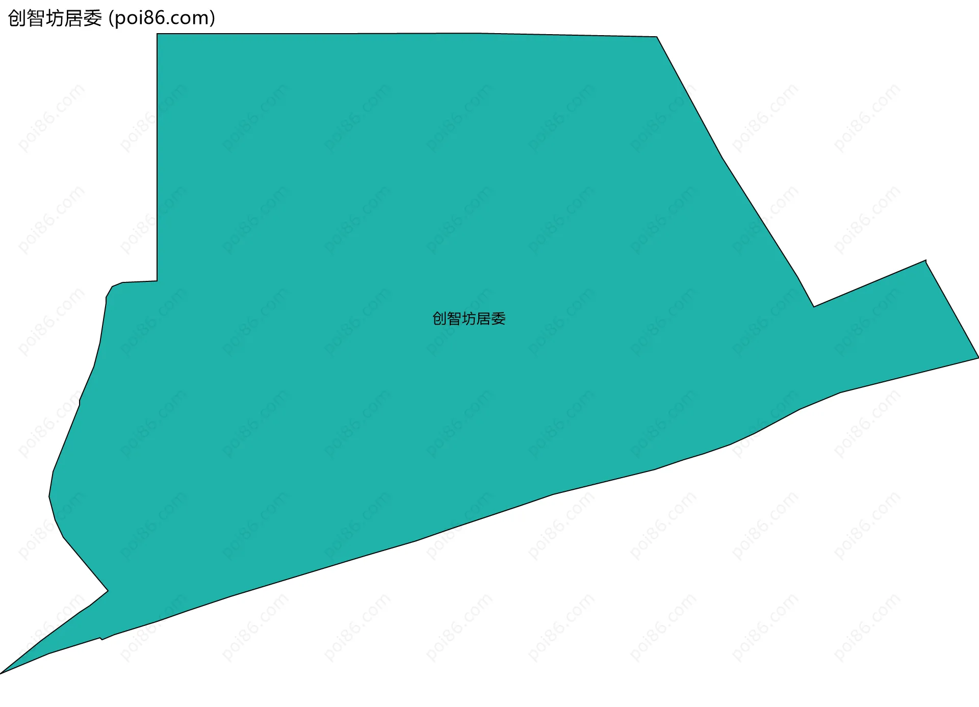 创智坊居委边界地图