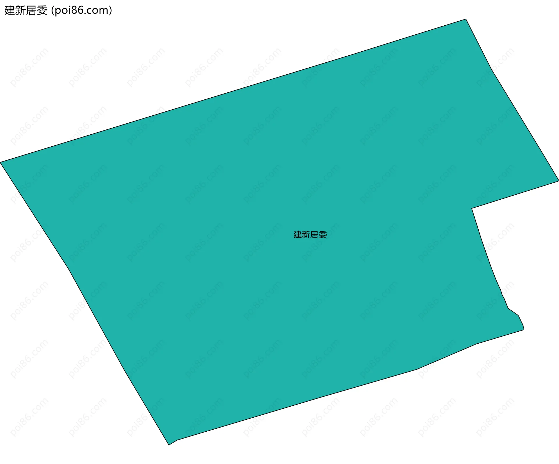 建新居委边界地图