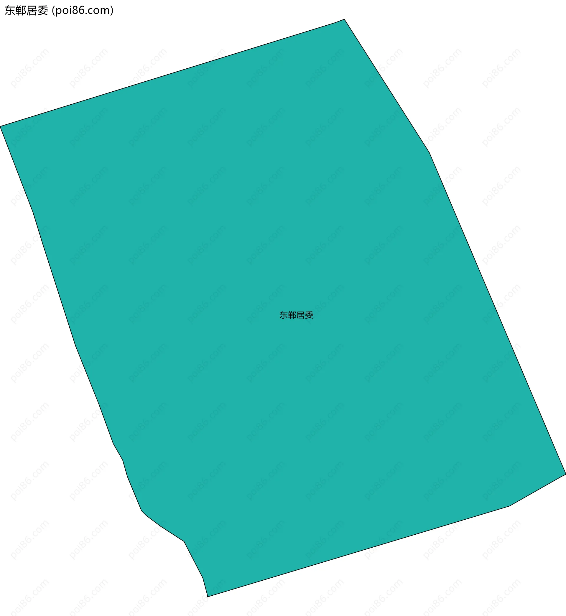 东郸居委边界地图