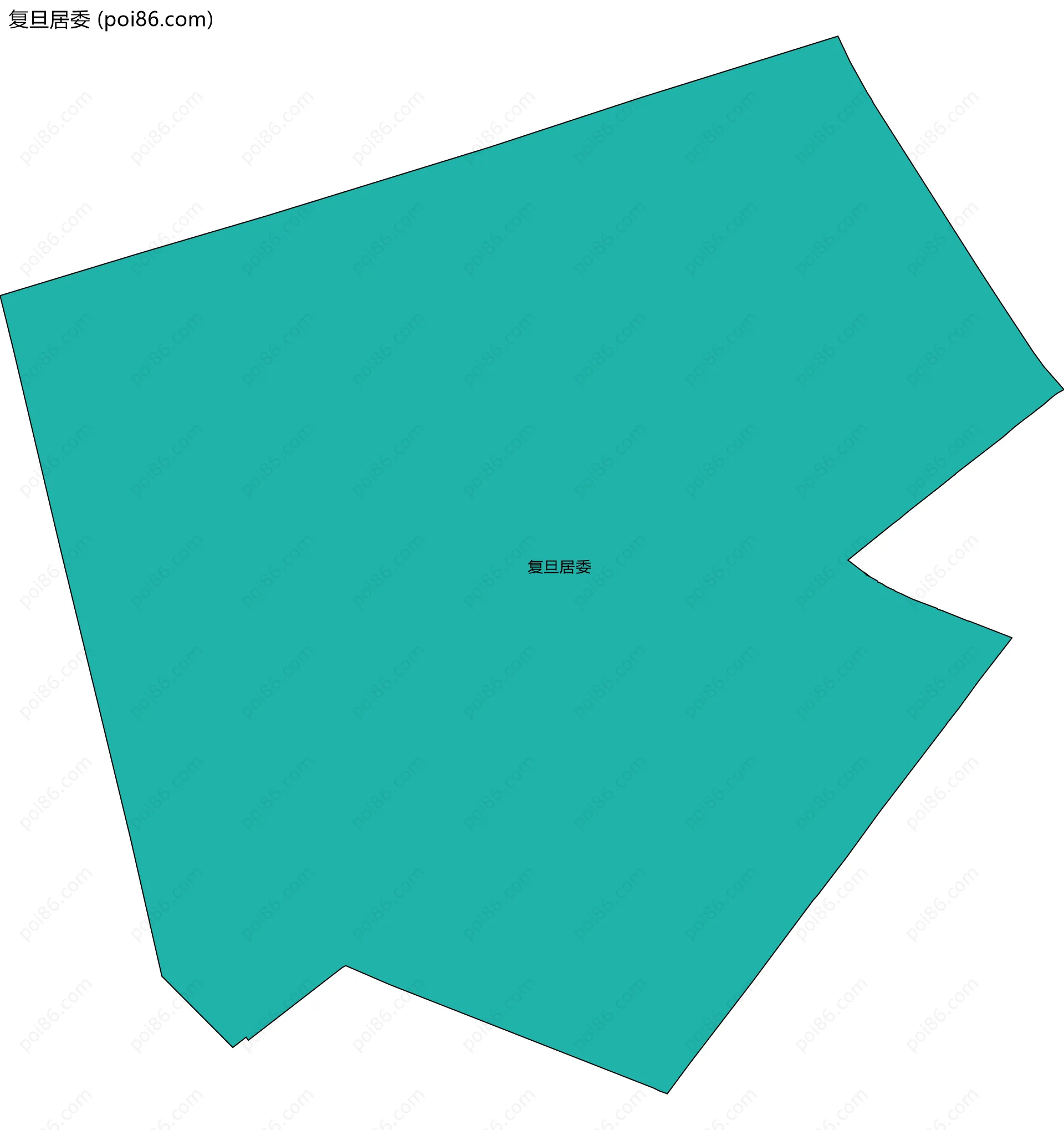 复旦居委边界地图