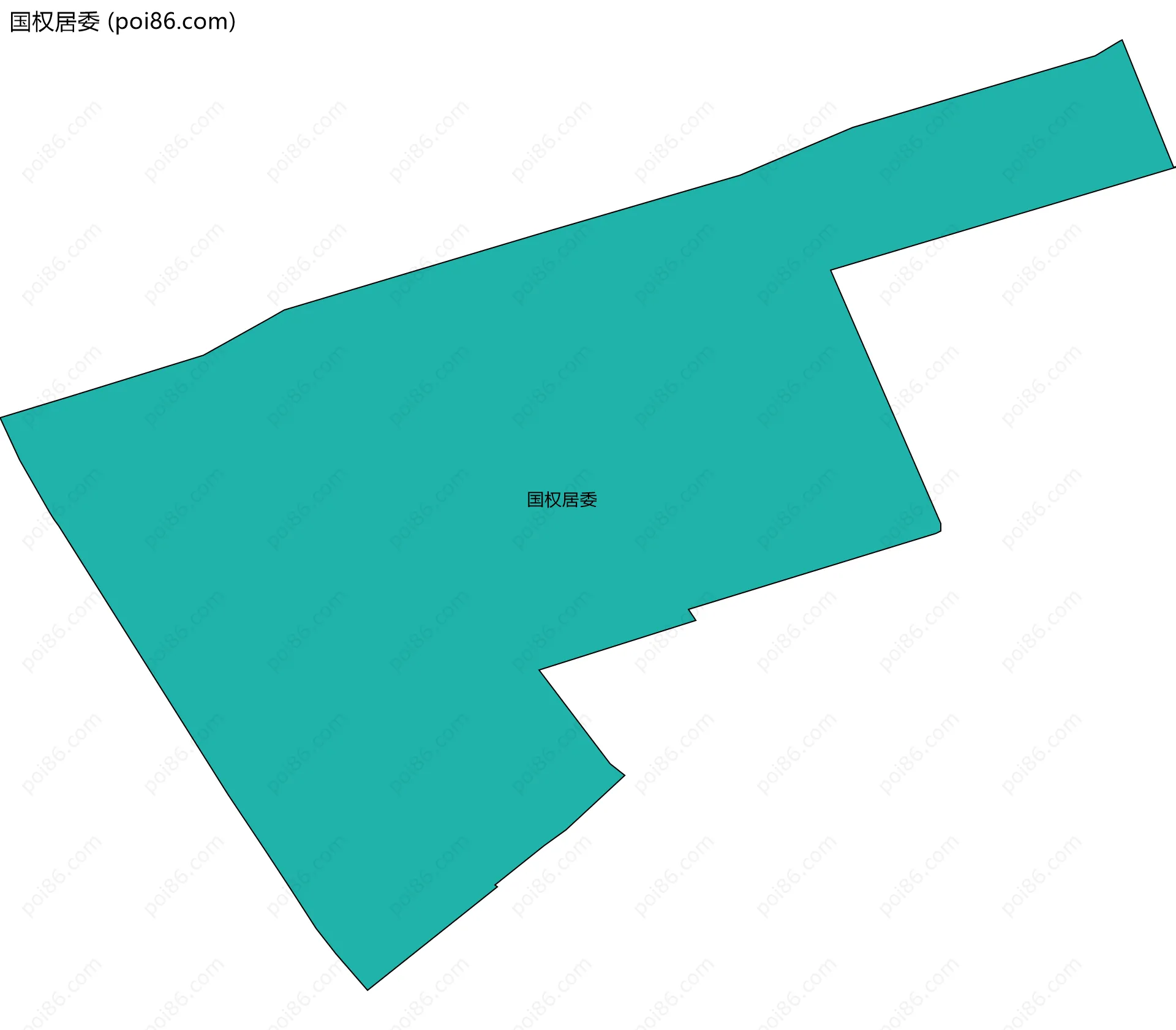 国权居委边界地图