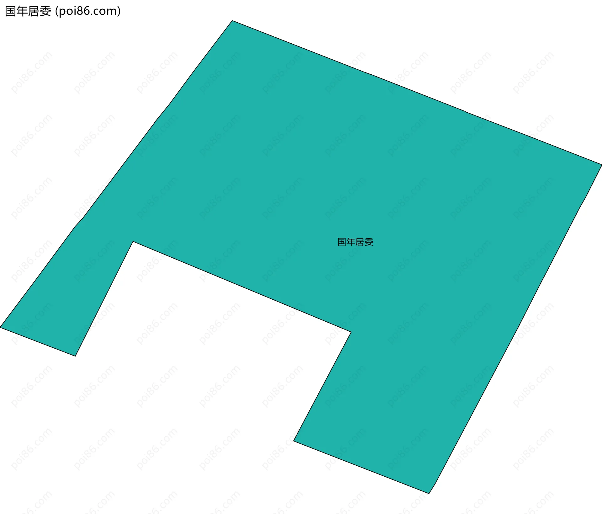 国年居委边界地图