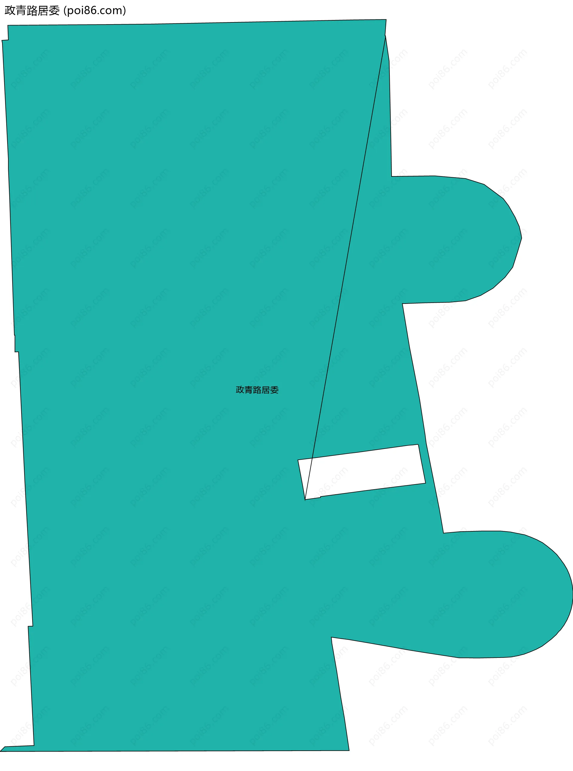 政青路居委边界地图