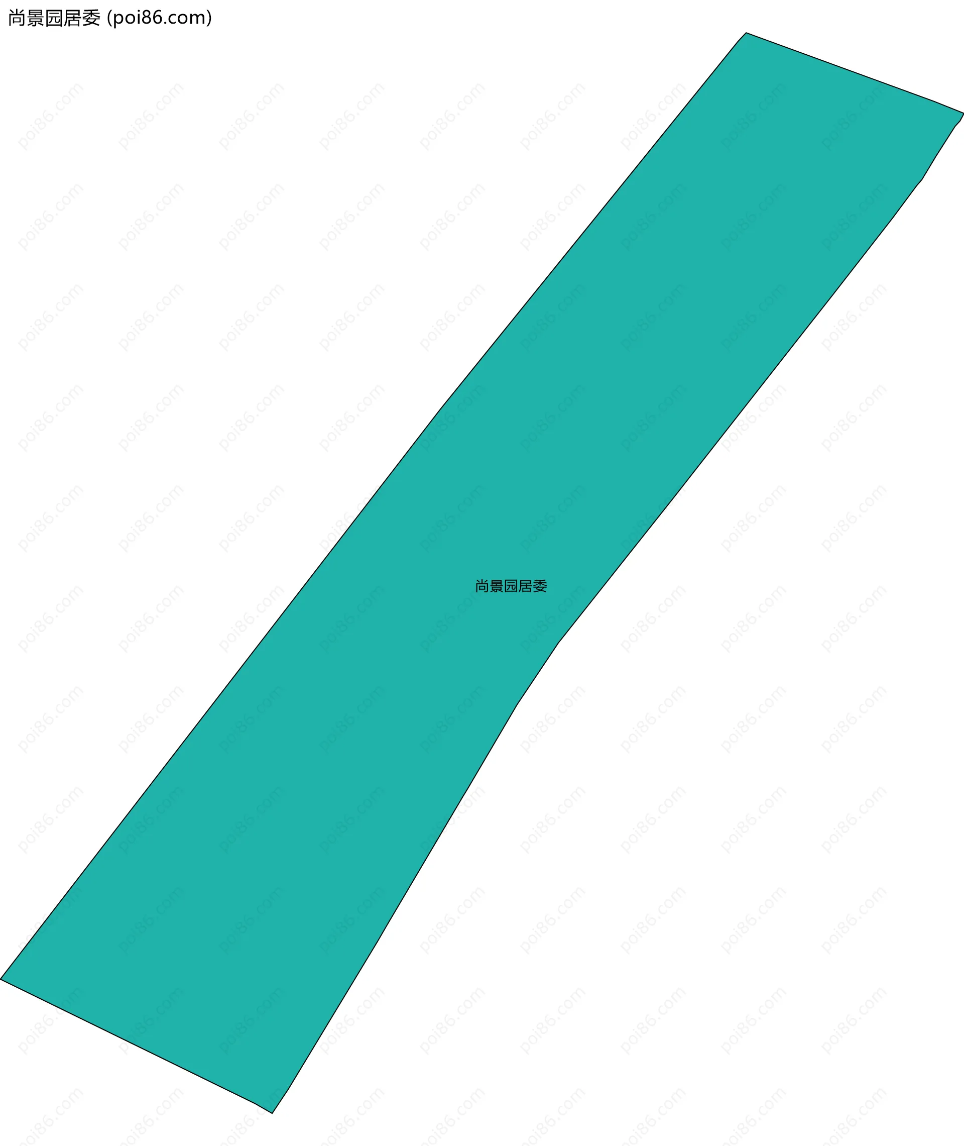 尚景园居委边界地图